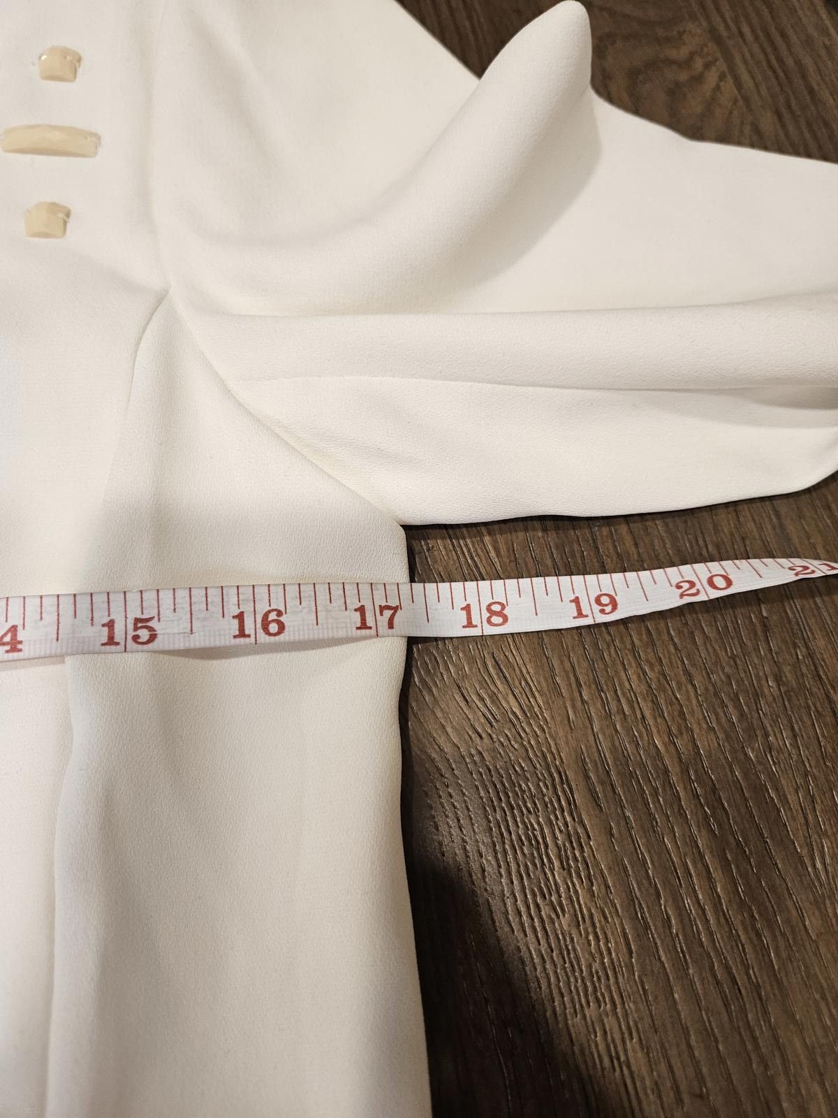 Ann Taylor Ann Taylor Elegant Cream Dress with Detail Size XS / US 0-2 / IT 36-38 - 6 Thumbnail