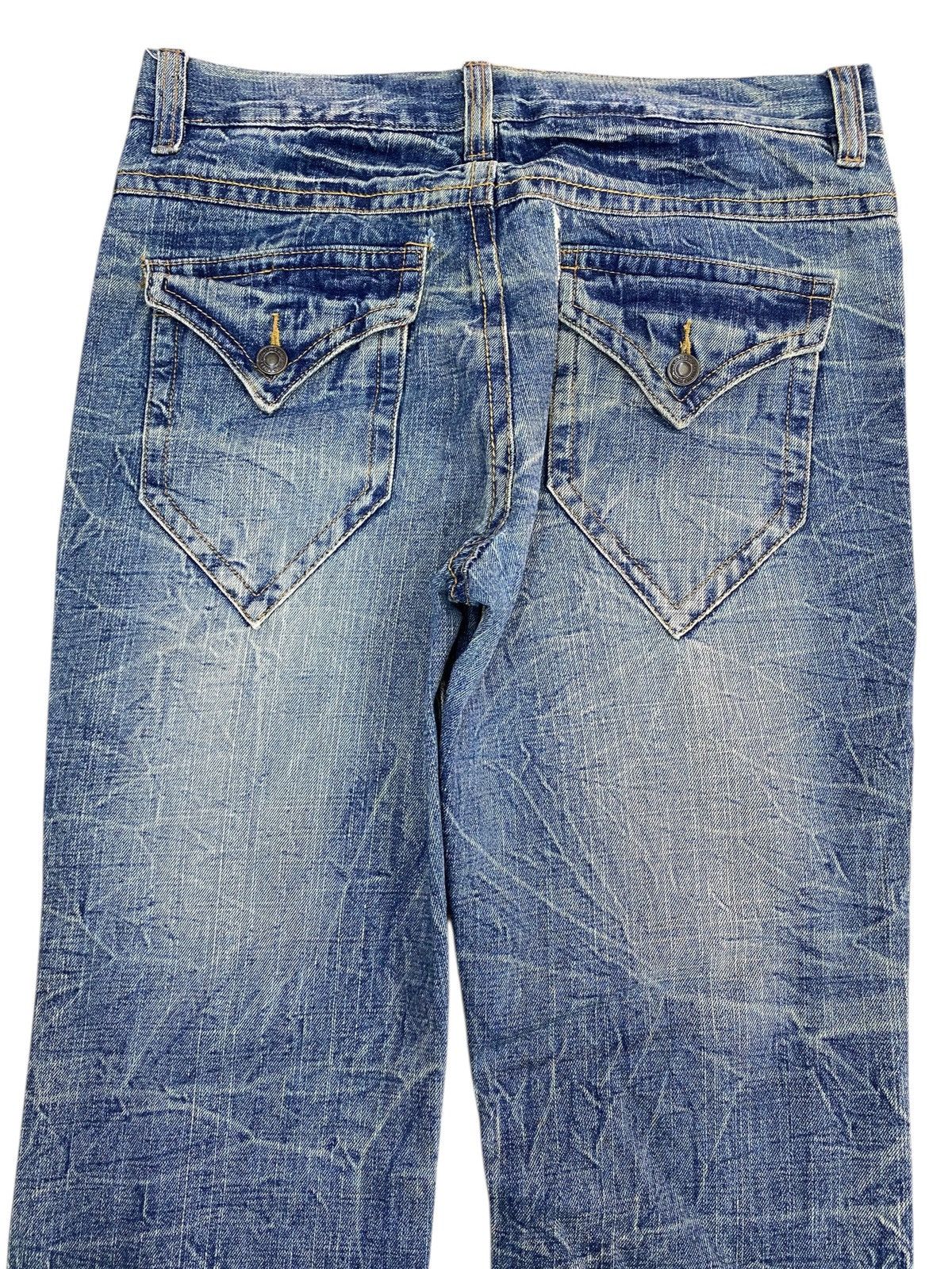 Japanese Brand Japanese Brand Thunder Faded Wash Style Loose Jeans Size US 32 / EU 48 - 4 Thumbnail