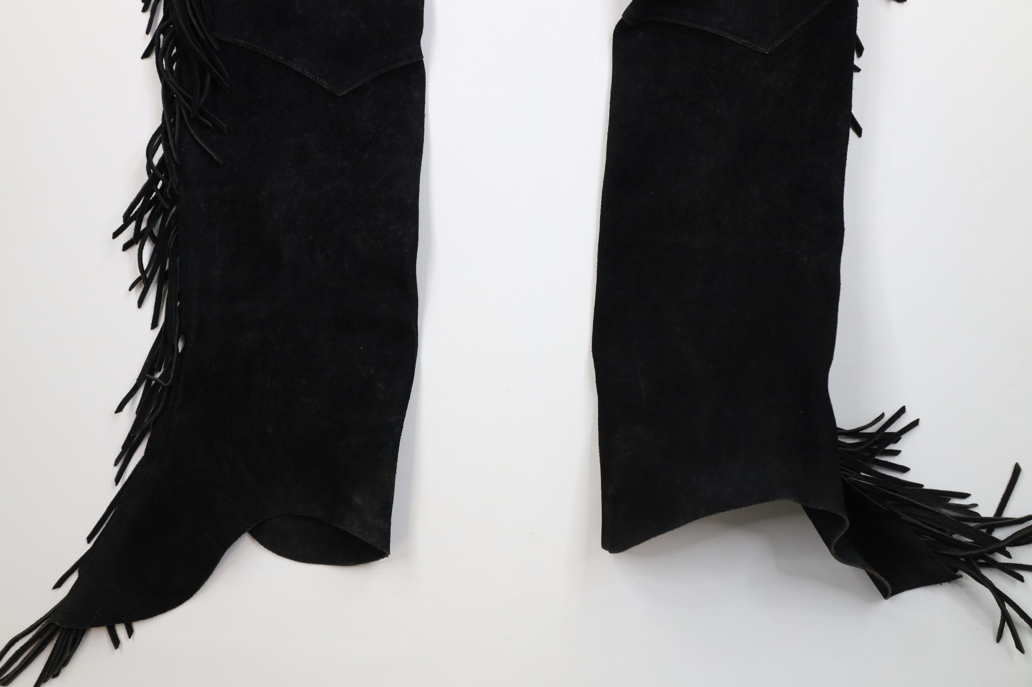 Vintage Vintage 70s Streetwear Suede Leather Riding Chaps Pants USA Size US 34 / EU 50 - 4 Thumbnail
