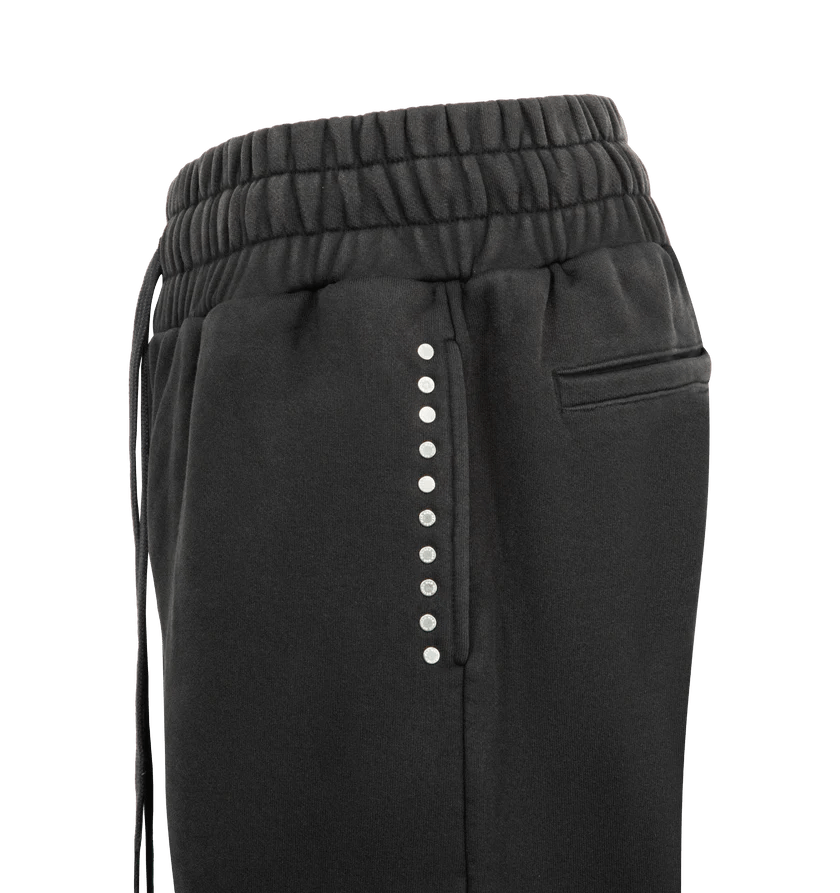 Who Decides War o1h1sh11225 Flame Glass Hardware Sweatpant in Black Size US 32 / EU 48 - 3 Thumbnail