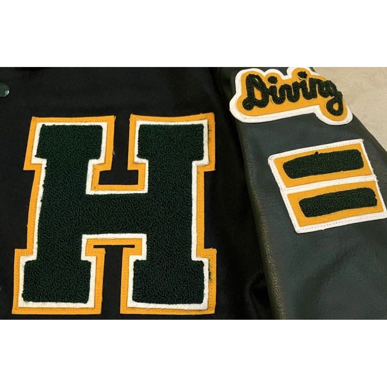 Vintage VINTAGE Physical Education Varsity Letterman Jacket S Mens S Green University School Grunge 80s 90s Football Track Size US S / EU 44-46 / 1 - 4 Thumbnail
