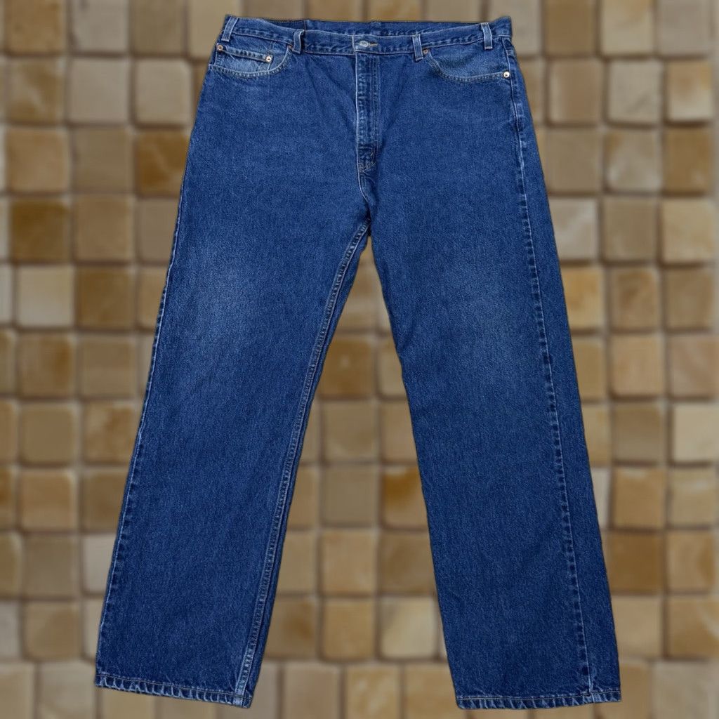 Levi's VINTAGE Levi's 505 Jeans Dark Wash Denim Regular Fit Adult 42x32 Straight Mens Size US 42 / EU 58 - 1 Thumbnail