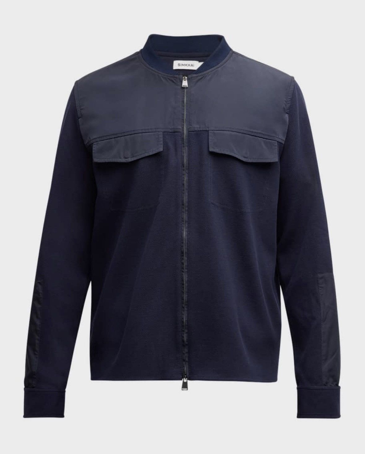 Simkhai SIMKHAI Richard Nylon Combo Overshirt Size US M / EU 48-50 / 2 - 1 Thumbnail