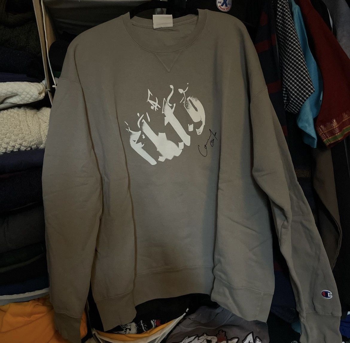 Champion Conway Machine Autograph Drumwork Champion Crewneck large Size US L / EU 52-54 / 3 - 1 Thumbnail