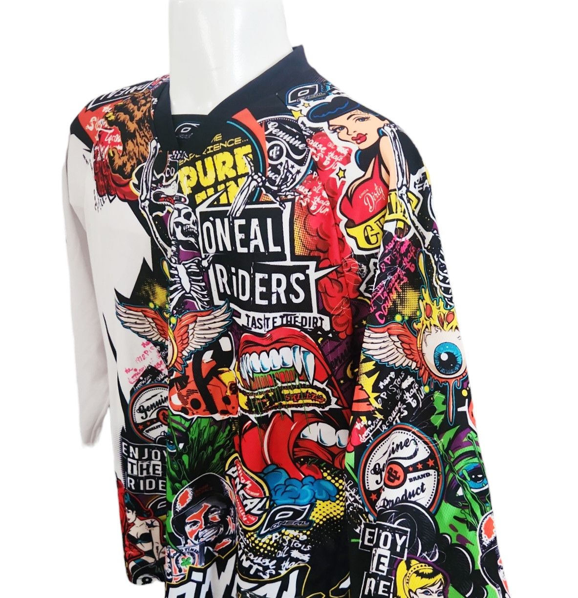 O'Neill O'Neil Riders Mayhem Lite Crank Jersey AOP Longsleeve Medium Size US M / EU 48-50 / 2 - 4 Thumbnail