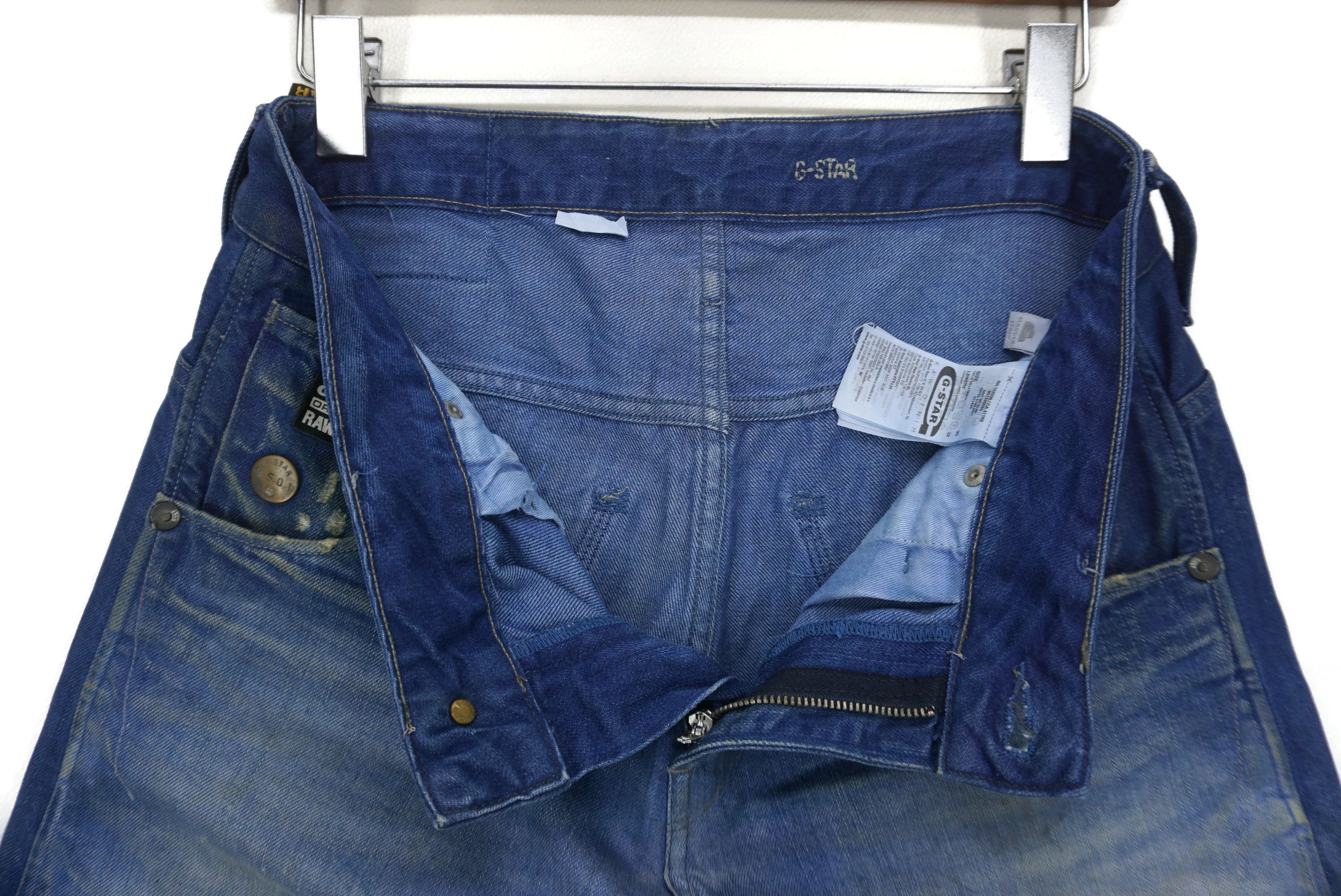 G-Star Arc 3D Slim Jeans Size 30 fit W32xL32 Distressed Denim Italy Size US 30 / EU 46 - 15 Thumbnail