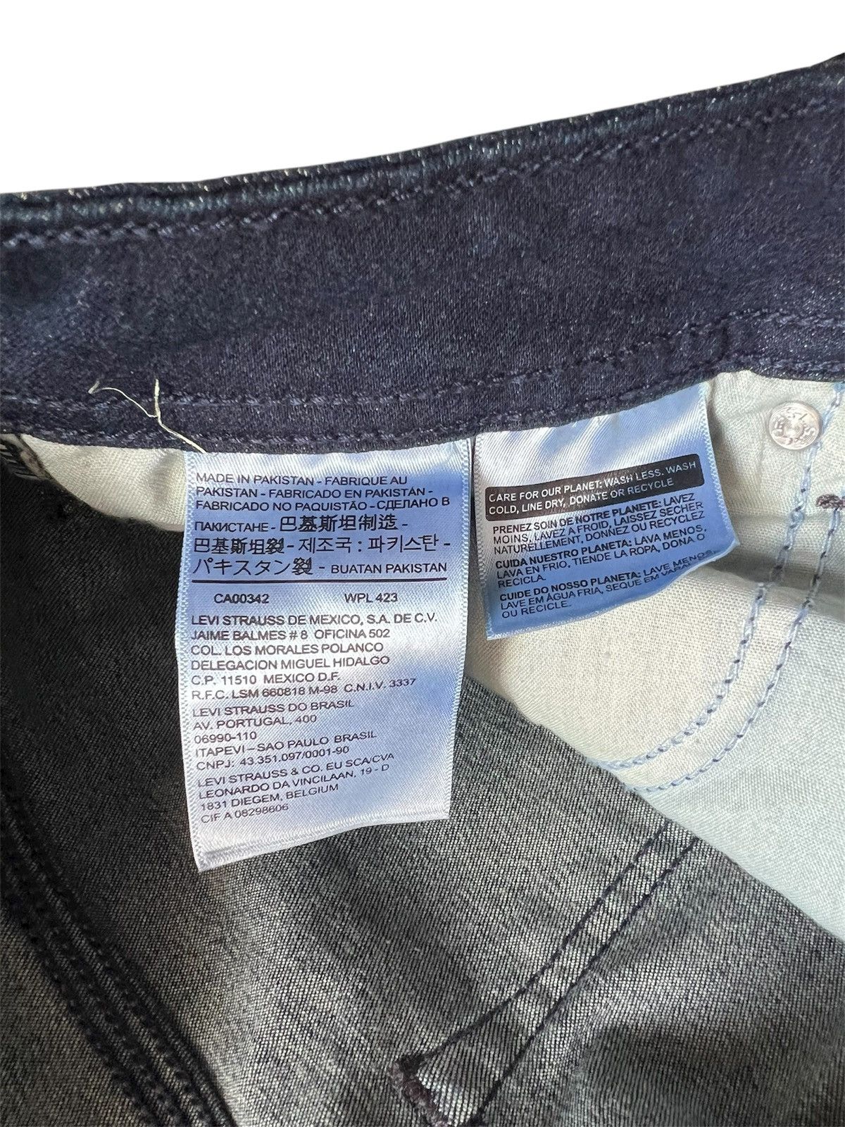 Levi's Levi’s Women’s 529 Curvy Bootcut Distressed Jeans | 33 NWOT Size 33" - 3 Thumbnail