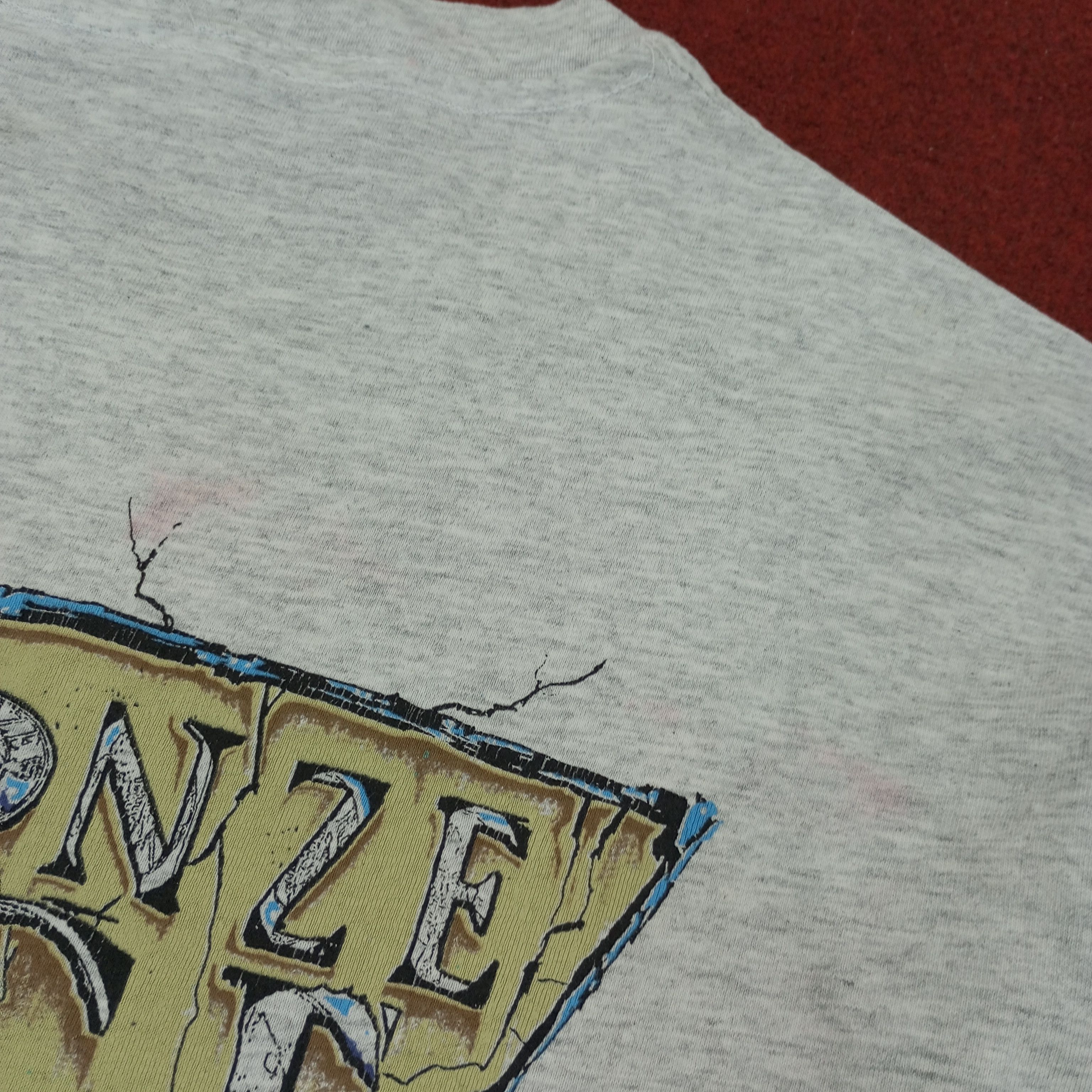 Vintage Bronze Age Surfing Skater Style Streetwear Tshirt Size US L / EU 52-54 / 3 - 6 Thumbnail