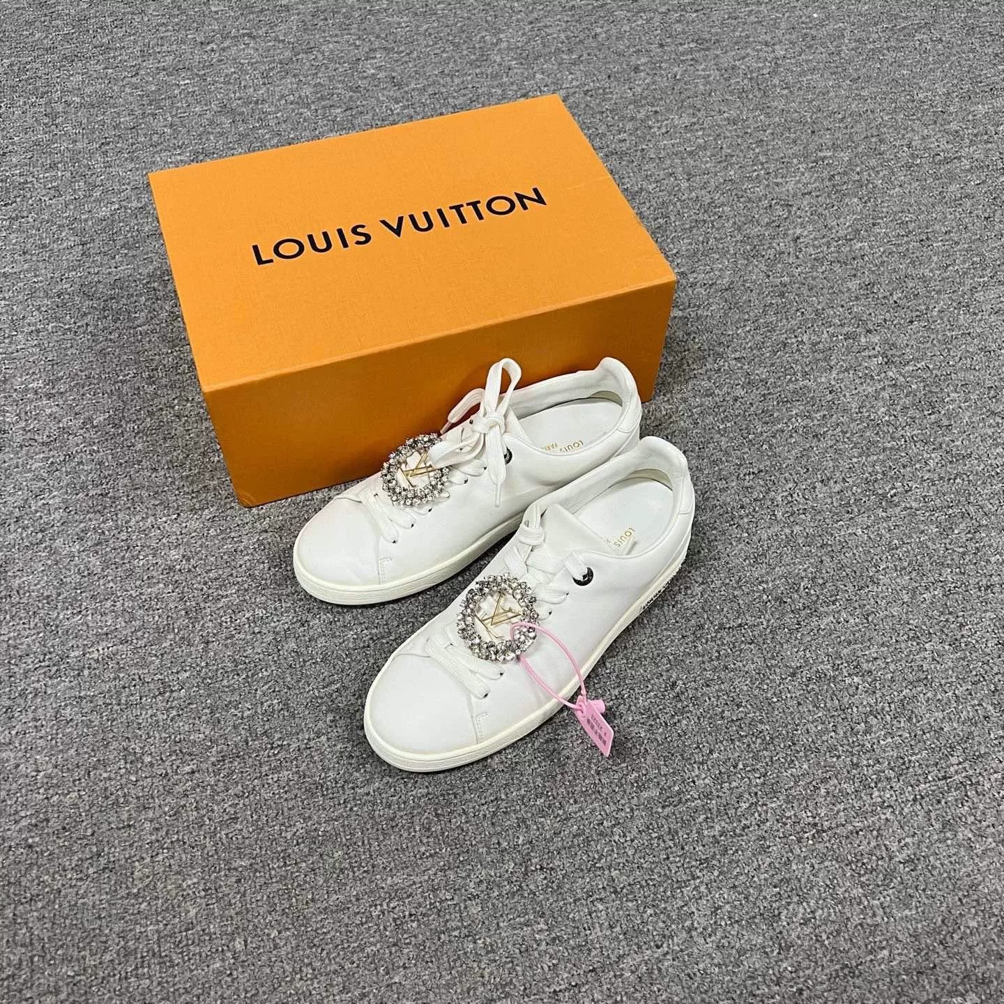 Louis Vuitton Louis Vuitton Frontrow Low-Top Sneakers Size US 4.5 / IT 34.5 - 1 Thumbnail