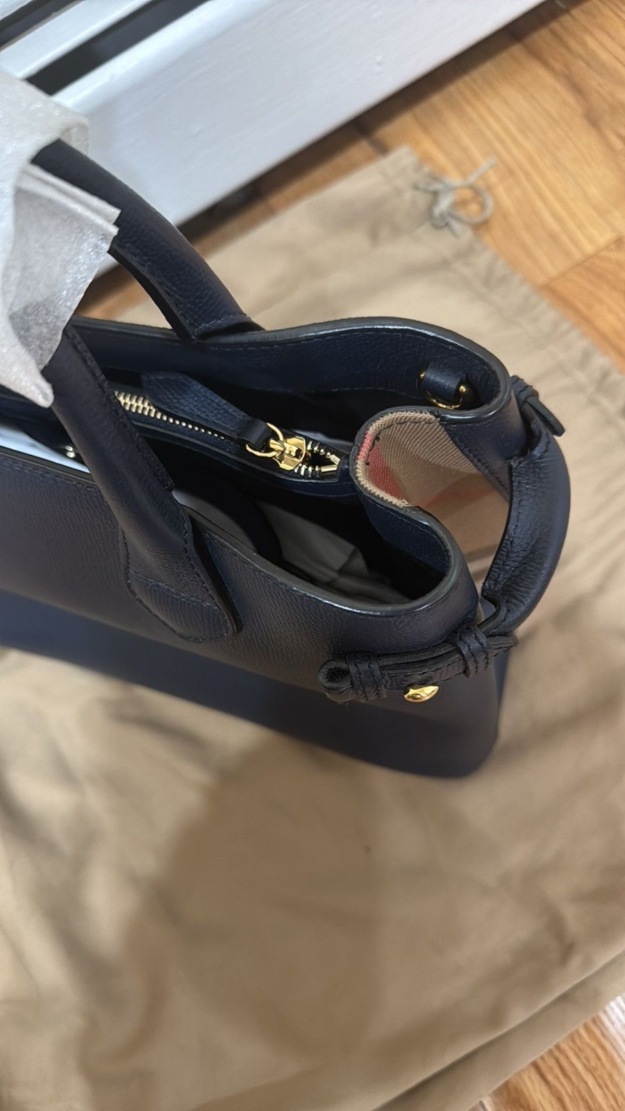 Burberry Burberry House Check Banner Medium Tote Bag Size ONE SIZE - 5 Thumbnail