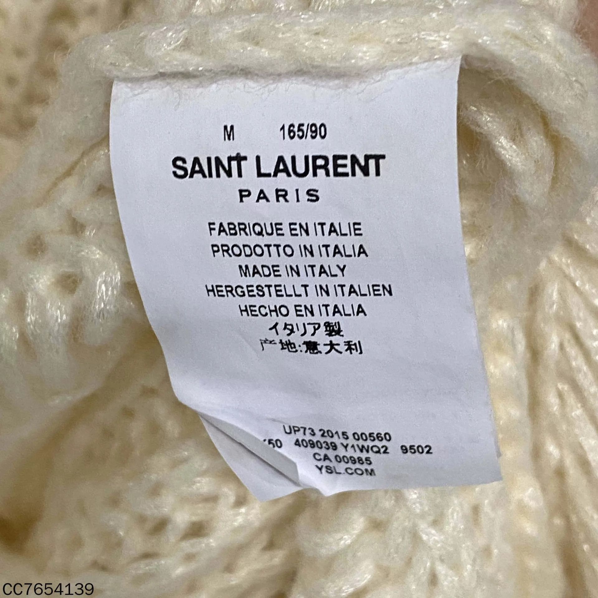 Saint Laurent Paris Saint Laurent Paris white knit cardigan M Size M / US 6-8 / IT 42-44 - 5 Thumbnail
