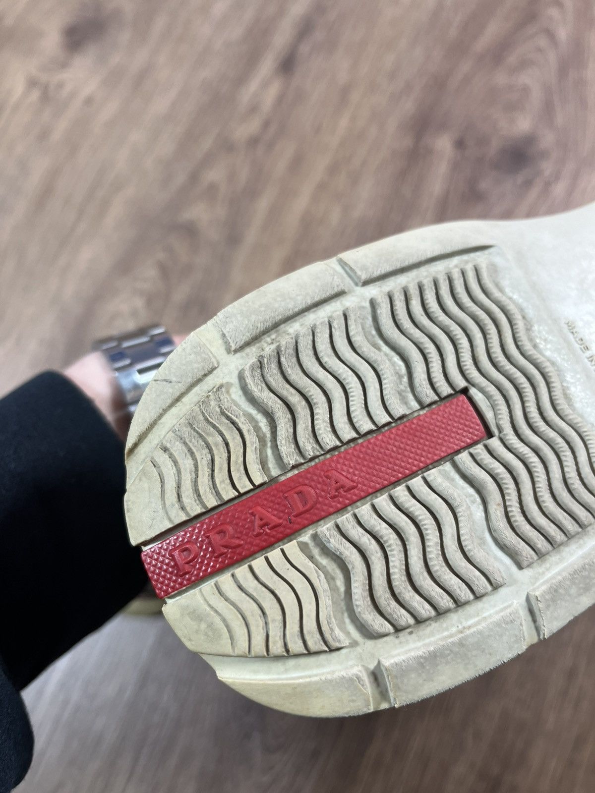 Prada Vintage Prada Sneakers Size US 7 / IT 37 - 17 Thumbnail