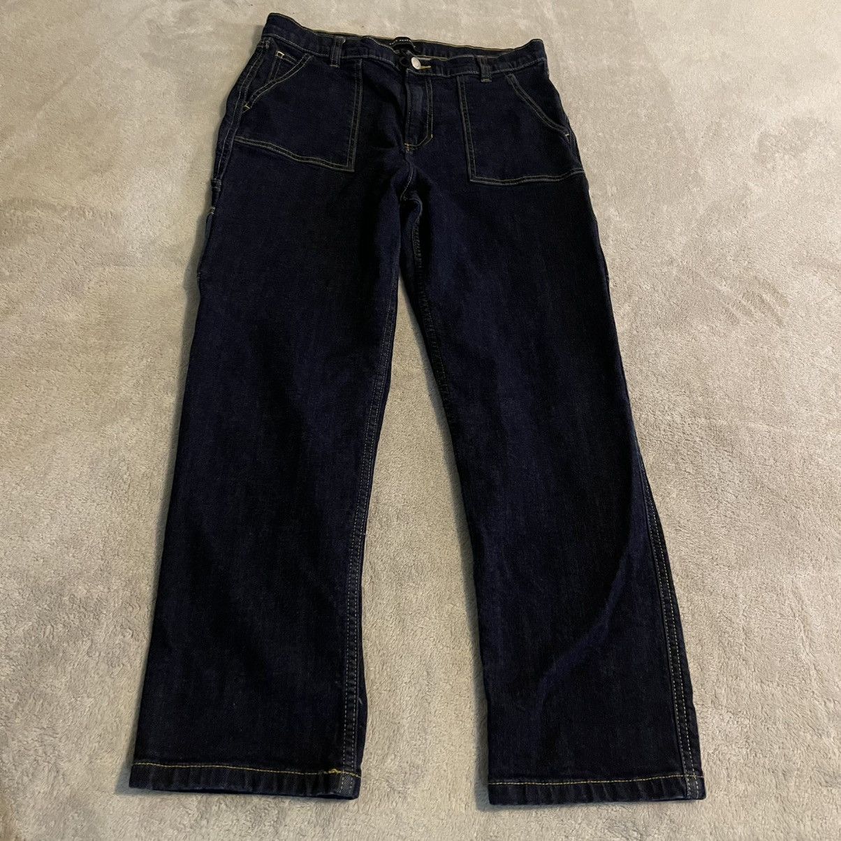 Other Free Assembly Womens Carpenter Jeans Size 16 Straight Leg Size 38" / US 16 / IT 52 - 1 Thumbnail