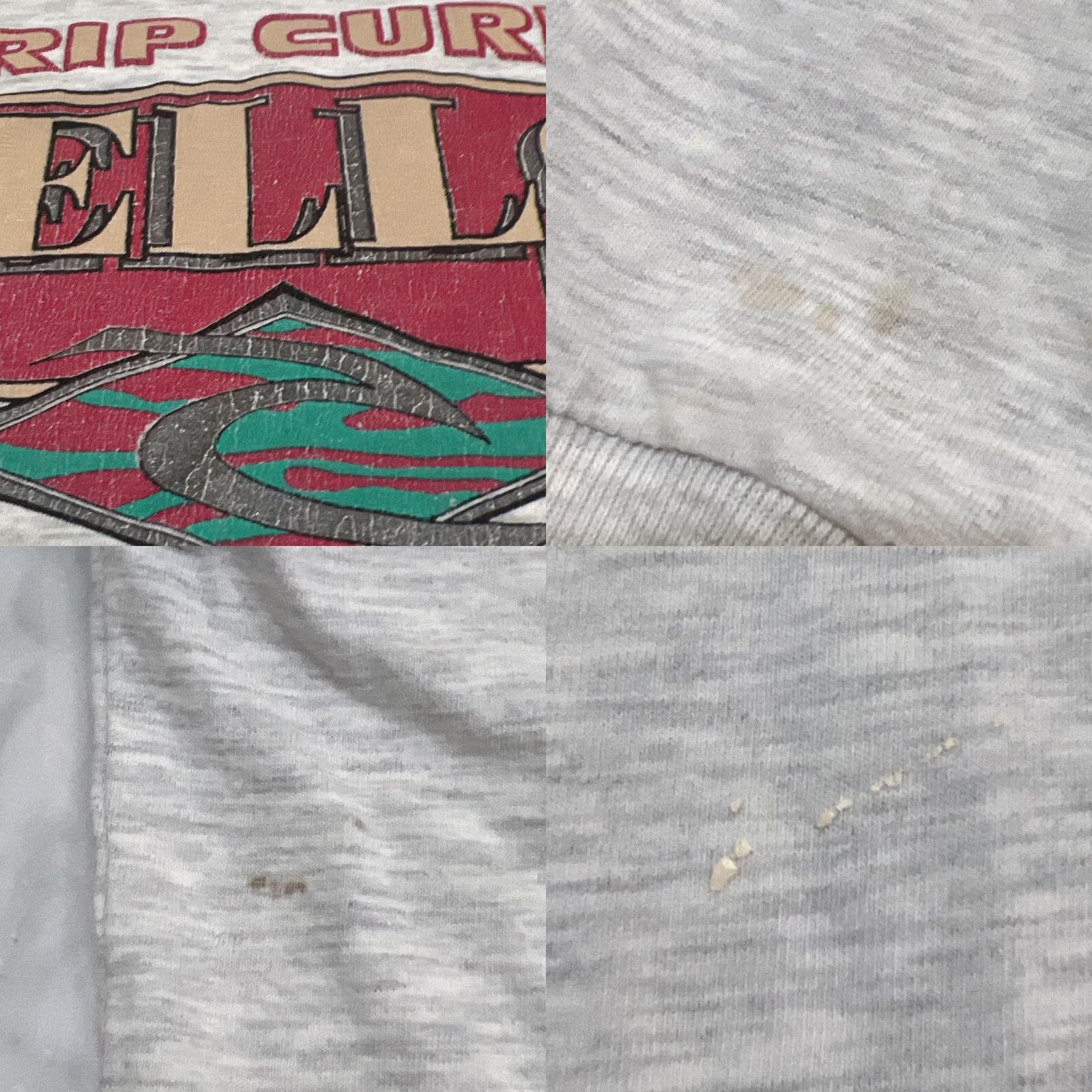 Rip Curl VINTAGE 1994 Rip Curl Bells Australia T Shirt Long Sleeve M Gray Slater Potter Sportswear Graphic Tee Mens Size US M / EU 48-50 / 2 - 8 Thumbnail