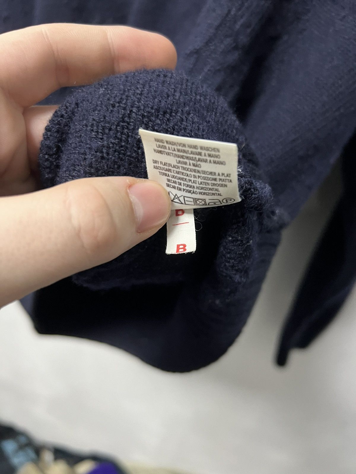 Burberry Vintage BURBERRYS Logo Wool Sweater Sweatshirt Big Logo Size US XL / EU 56 / 4 - 8 Thumbnail