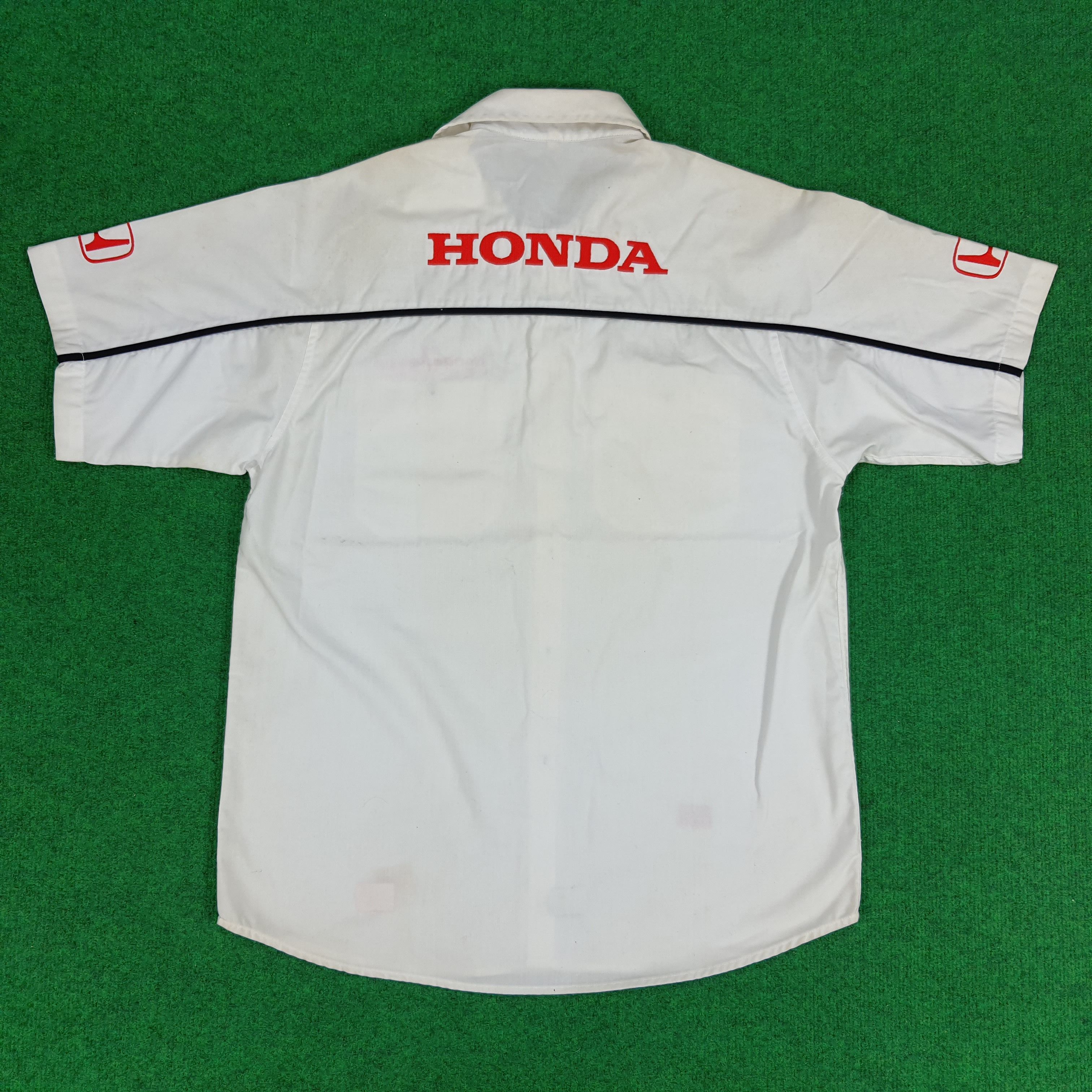 Honda × Vintage Vintage HONDA Japan Motorsports Racing Workshirt Size US M / EU 48-50 / 2 - 1 Thumbnail