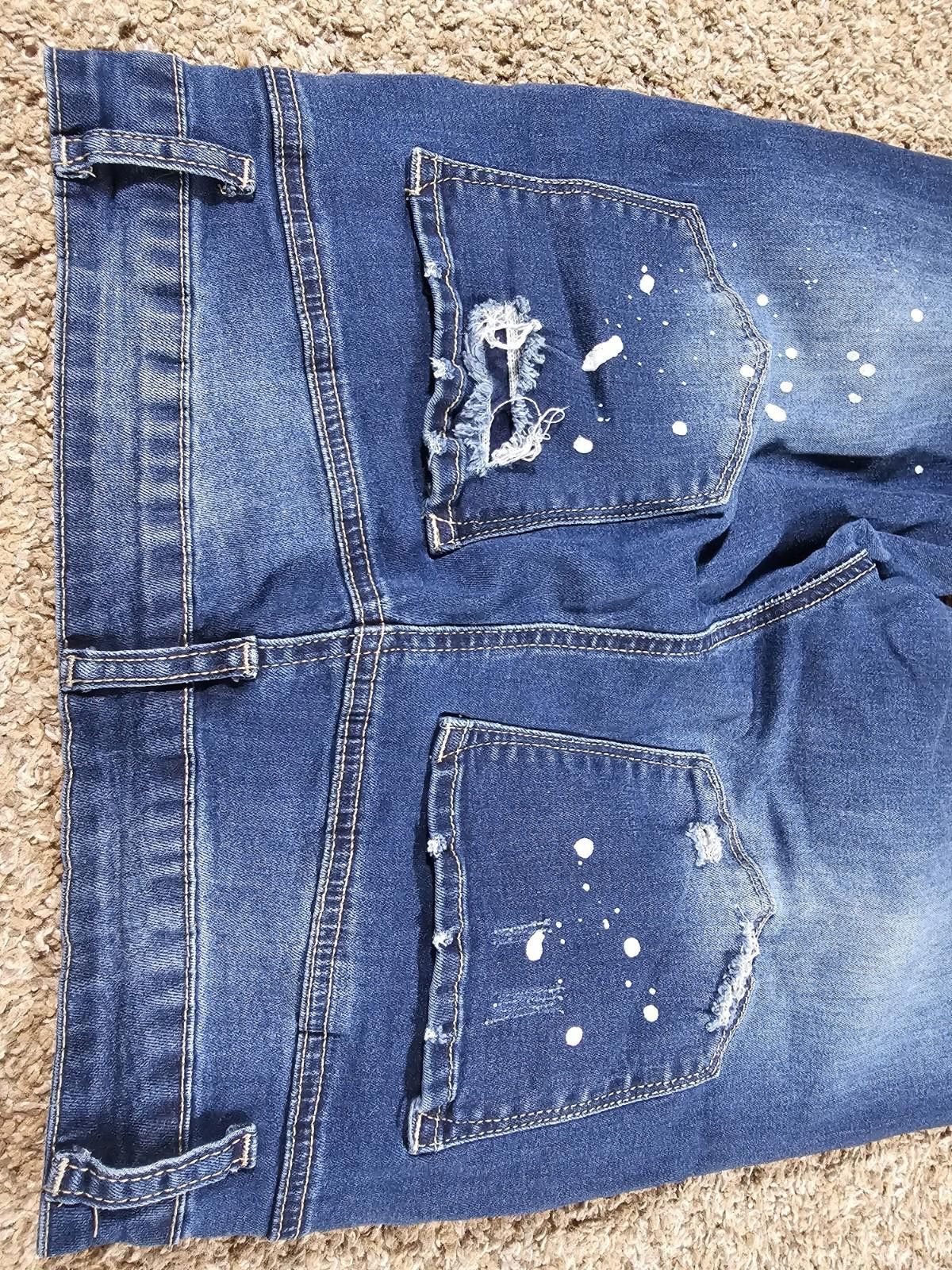 Designer Surprise Surprise Destroyed Jeans Medium APPROX 28x29 Size 32" / US 10 / IT 46 - 8 Thumbnail