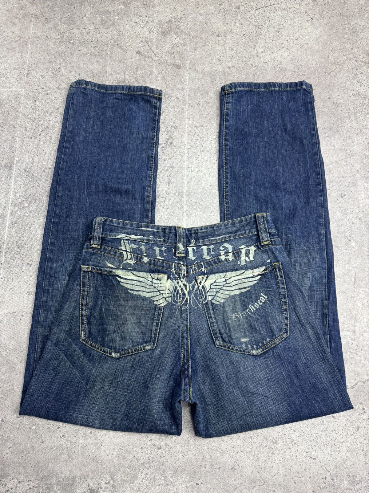 Ed Hardy Vintage Denim Ed Hardy Style FuBu Cargo USA Evisu Japanese Size US 32 / EU 48 - 14 Thumbnail