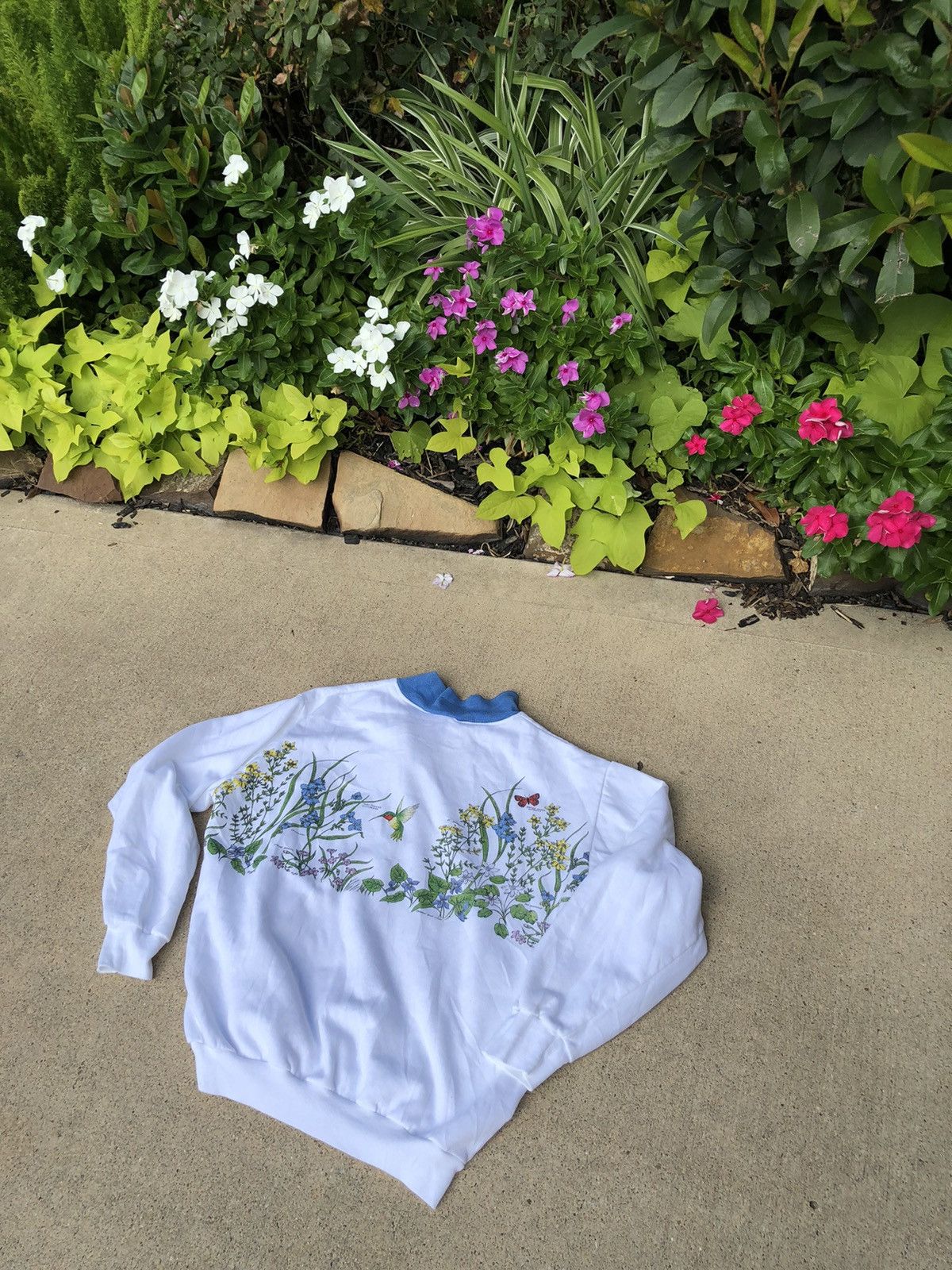 Japanese Brand × Vintage Springtime, 80 so large sweatshirts Size US L / EU 52-54 / 3 - 1 Thumbnail