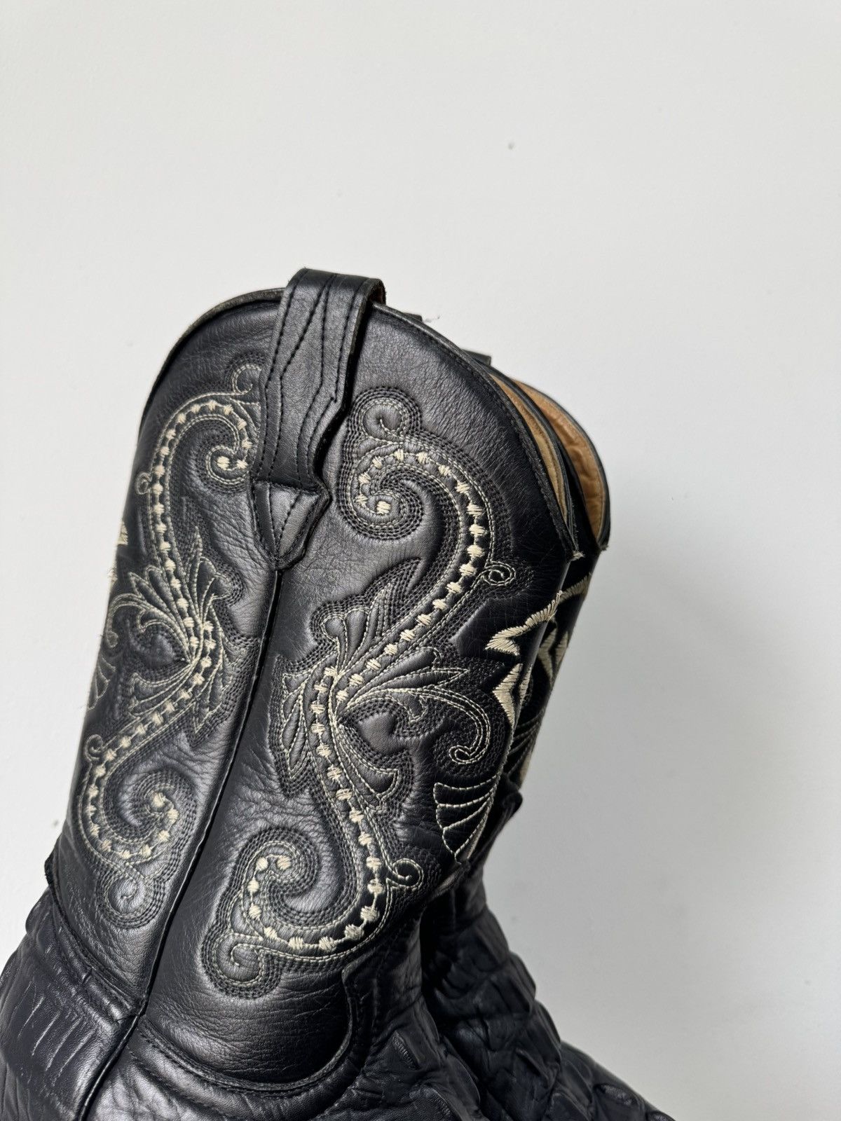 If Six Was Nine Rare Alligator leather western boots 90s guidi style y2k Size US 8 / EU 41 - 11 Thumbnail