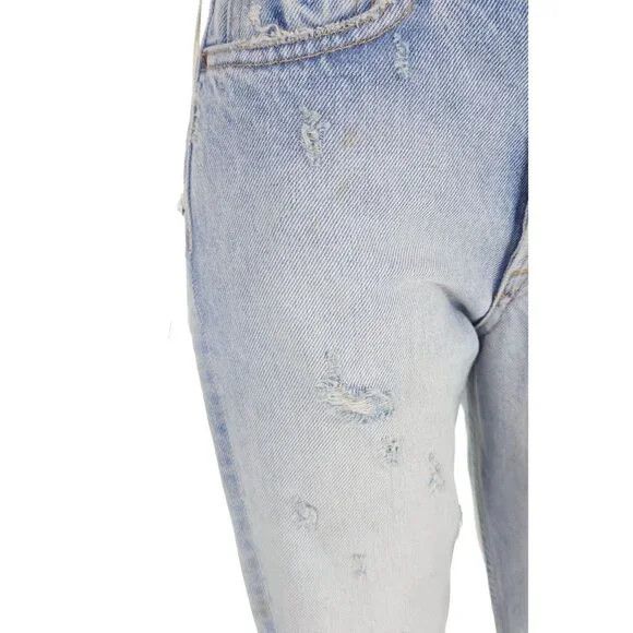 GRLFRND GRLFRND Karolina High-Rise Raw Edge Jeans 24 XXS Dont Cry Size 25" / US 0 / IT 36 - 11 Thumbnail