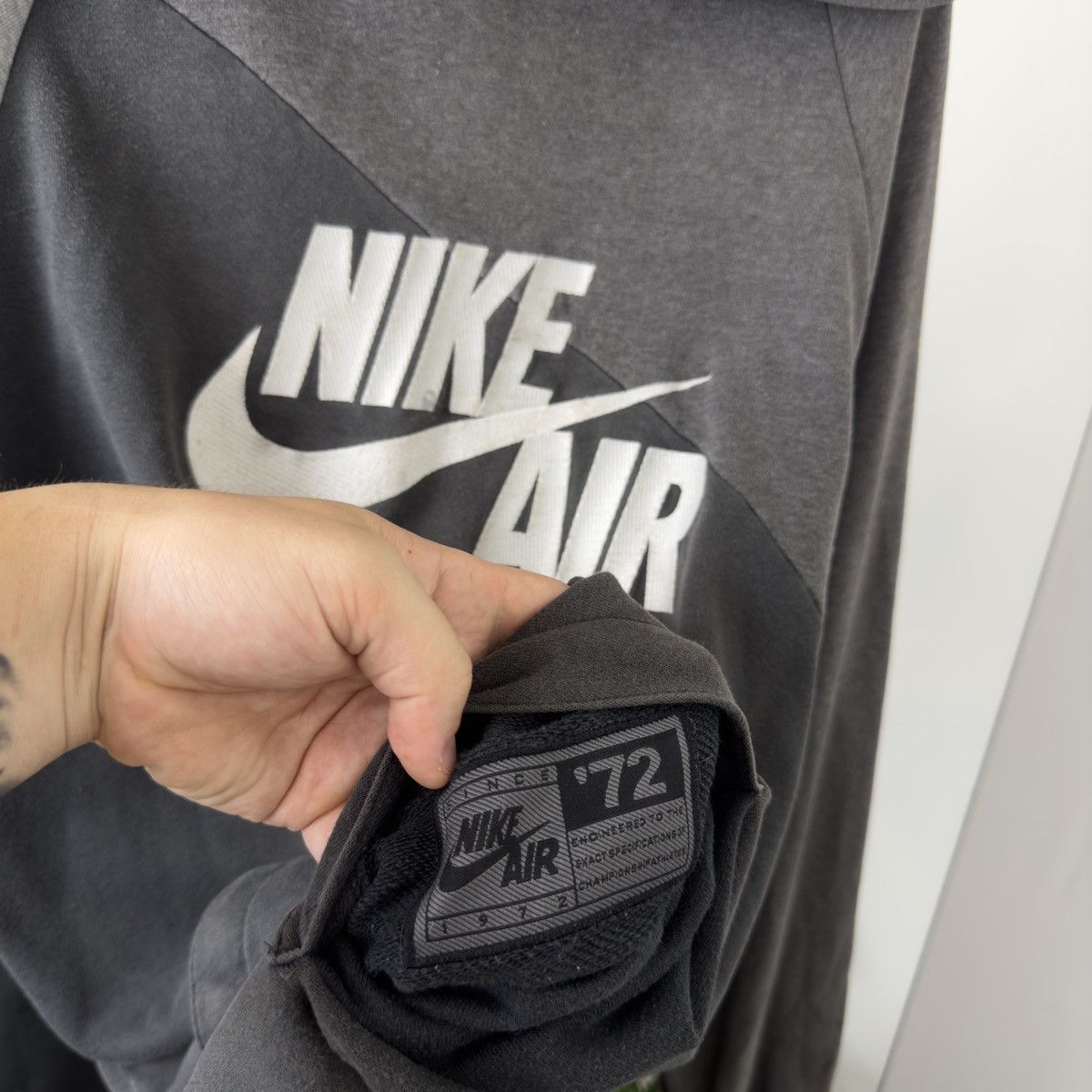 Nike Nike Vintage Big Embroidered Logo 90s Y2K Oversized Baggy Size US XL / EU 56 / 4 - 7 Thumbnail