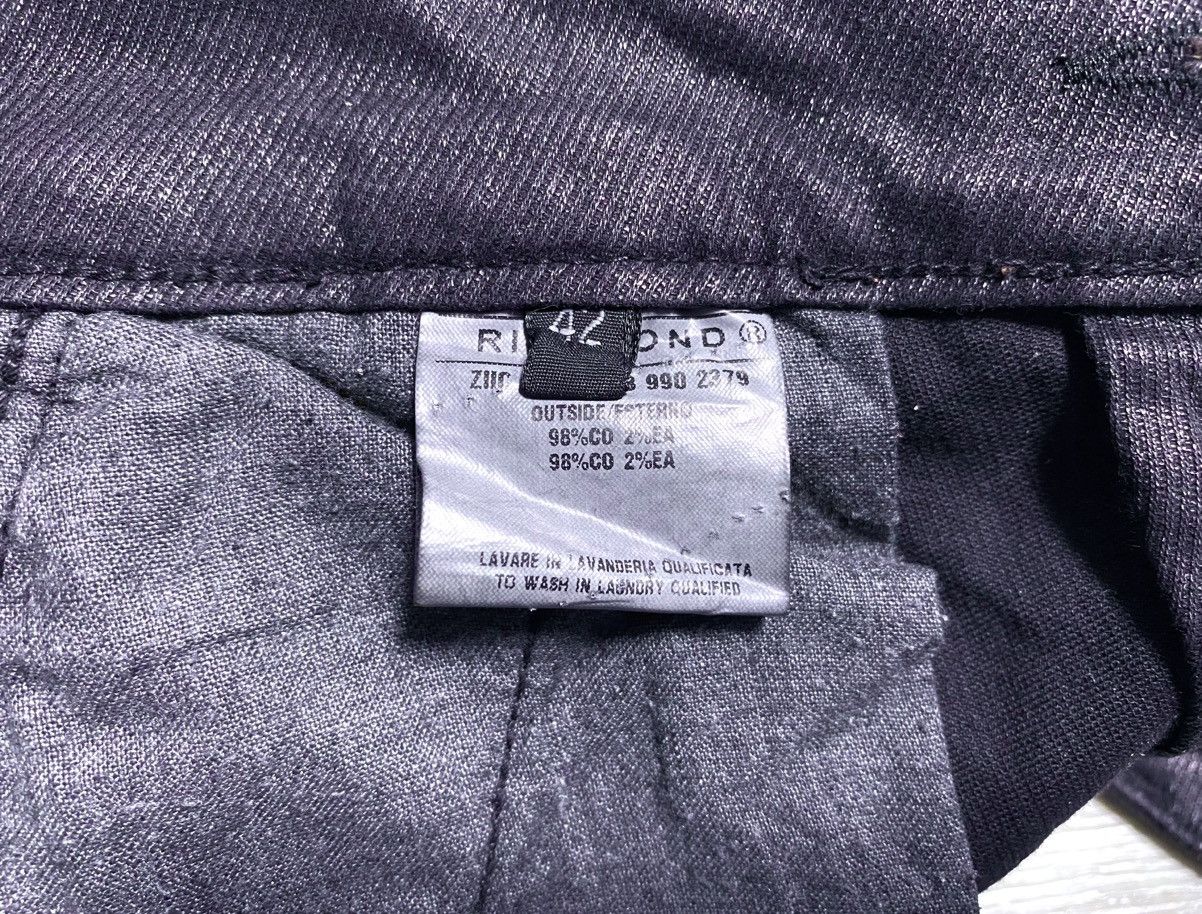 John Richmond Richmond Denim Graphite Multizip Biker Vintage Pants Trouser Size 28" / US 6 / IT 42 - 15 Thumbnail