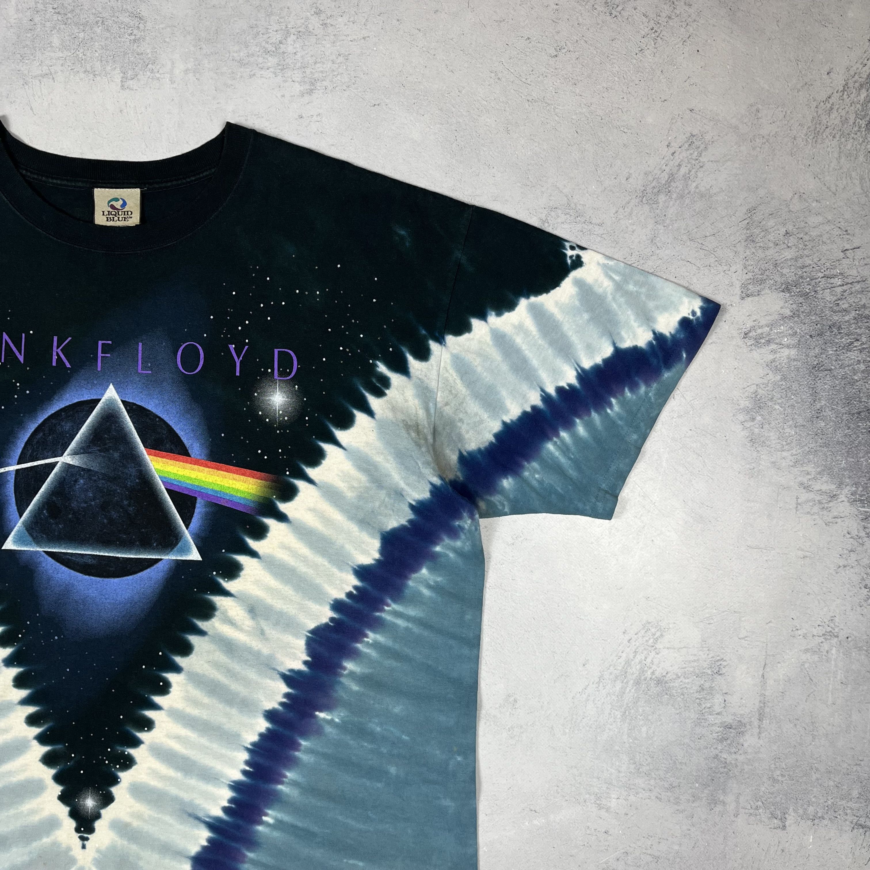 Liquid Blue Vintage Pink Floyd Liquid Blue Rock Band T Shirt 90’s Size US XL / EU 56 / 4 - 3 Thumbnail