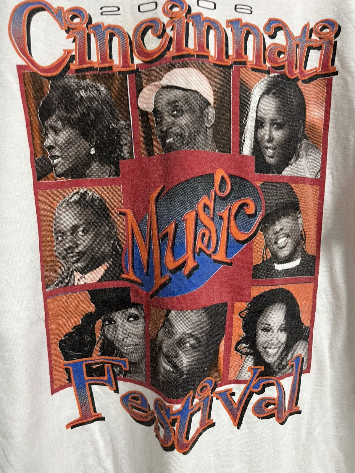 Rap Tees 💥Cincinnati Music Fest Feat Ciara, Kem, Frankie Beverly Size US XL / EU 56 / 4 - 4 Thumbnail