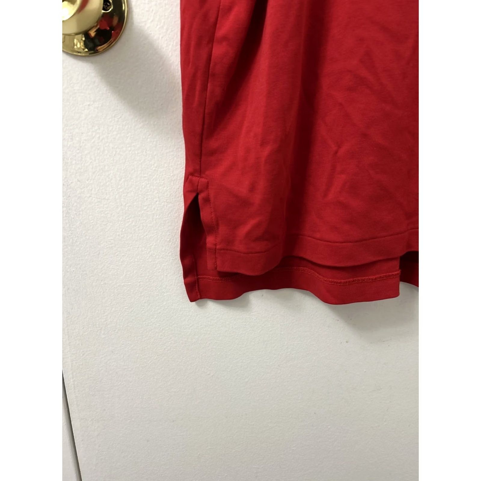 Ralph Lauren Polo Ralph Lauren Shirt Mens L Red 100% Cotton Short Sleeve Embroidered Pony Logo Polo Shirt Size US L / EU 52-54 / 3 - 7 Thumbnail