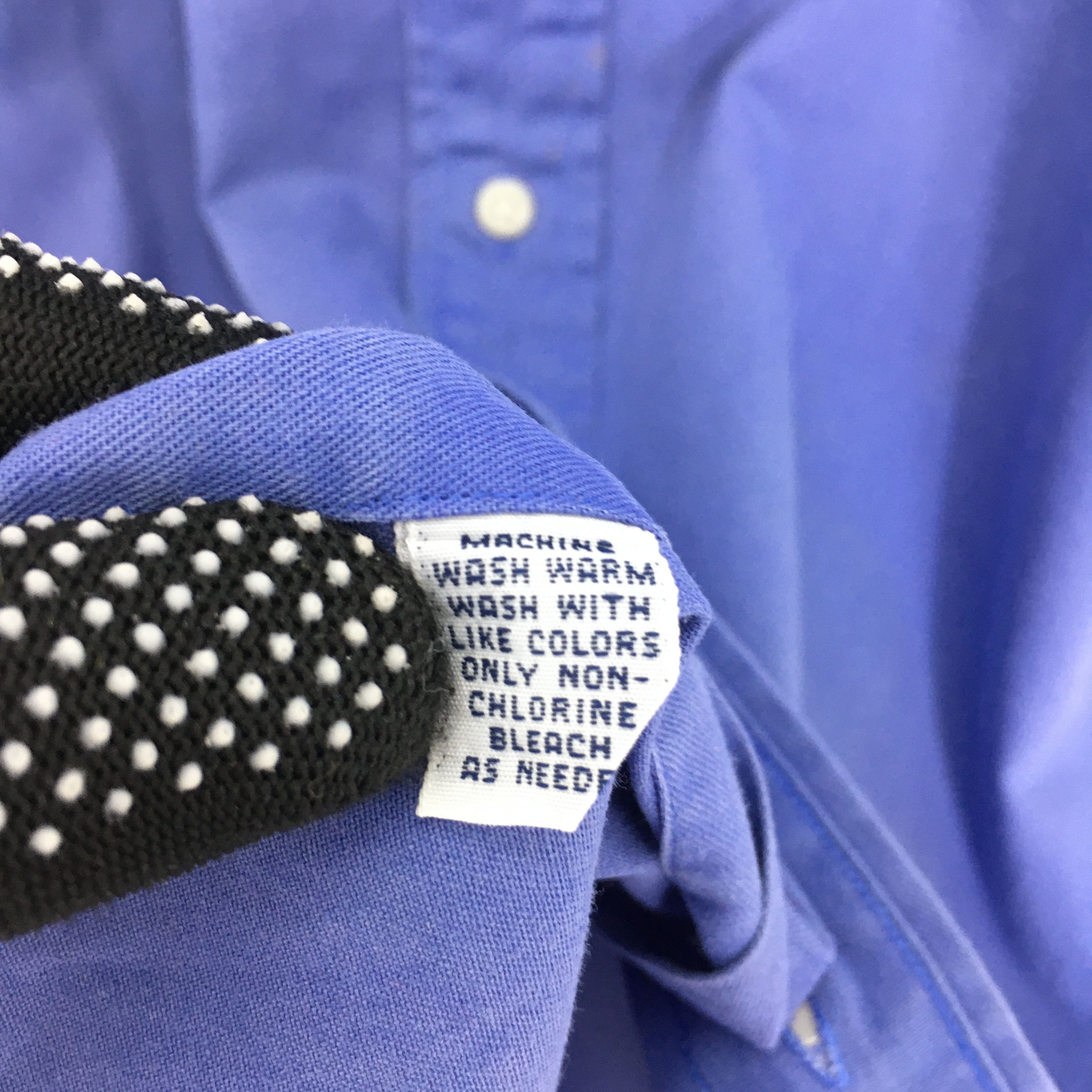 Ralph Lauren Vintage 90s Ralph Lauren Blue Plain Oxfords Shirt Large Size US L / EU 52-54 / 3 - 7 Thumbnail