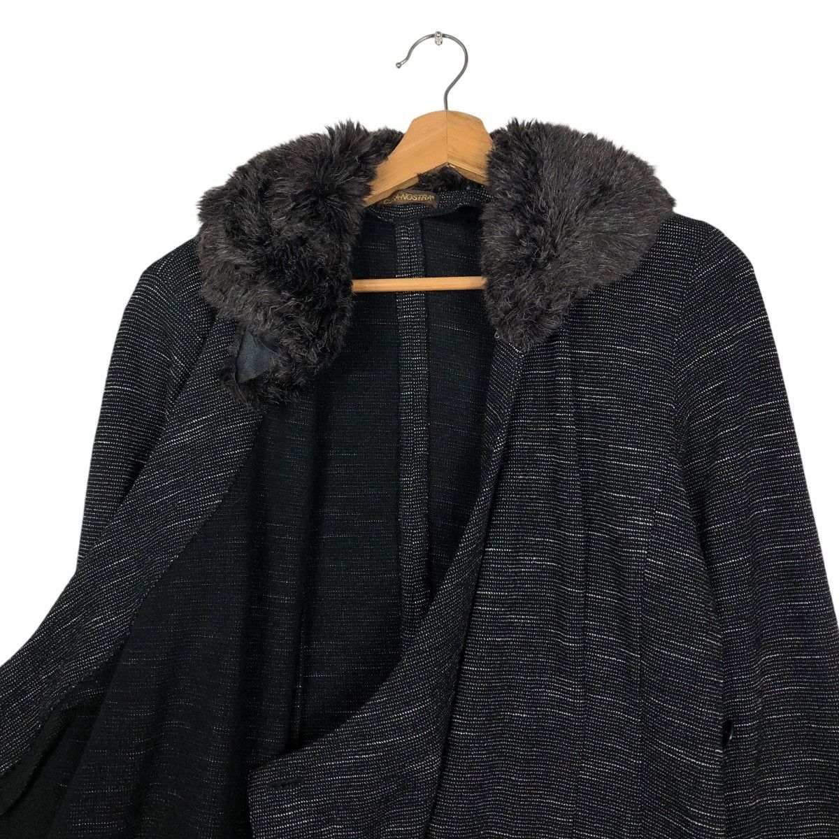 Japanese Brand 🔥VINTAGE CARDIGAN JACKET COSA NOSTRA MINK FUR COLLAR Size US M / EU 48-50 / 2 - 14 Thumbnail