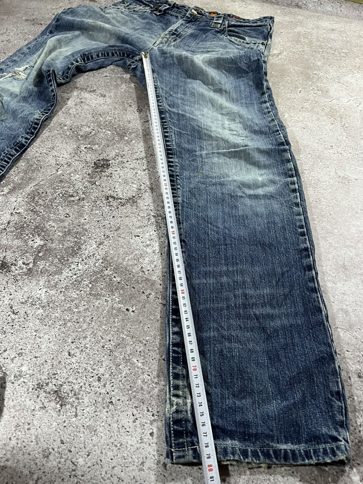 Flagstuff Vintage Choppers Style Y2K distressed faded pants Denim Size US 34 / EU 50 - 11 Thumbnail