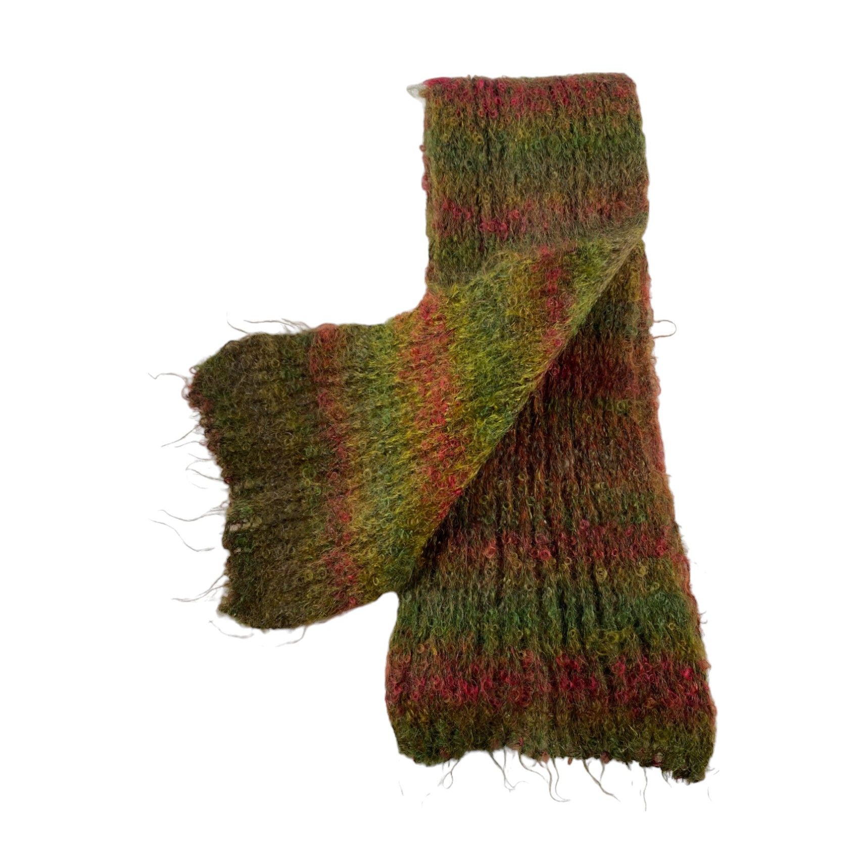 Vintage Vintage Mohair Scarf / Muffler / Neckwear - WW1971 Size ONE SIZE - 4 Thumbnail