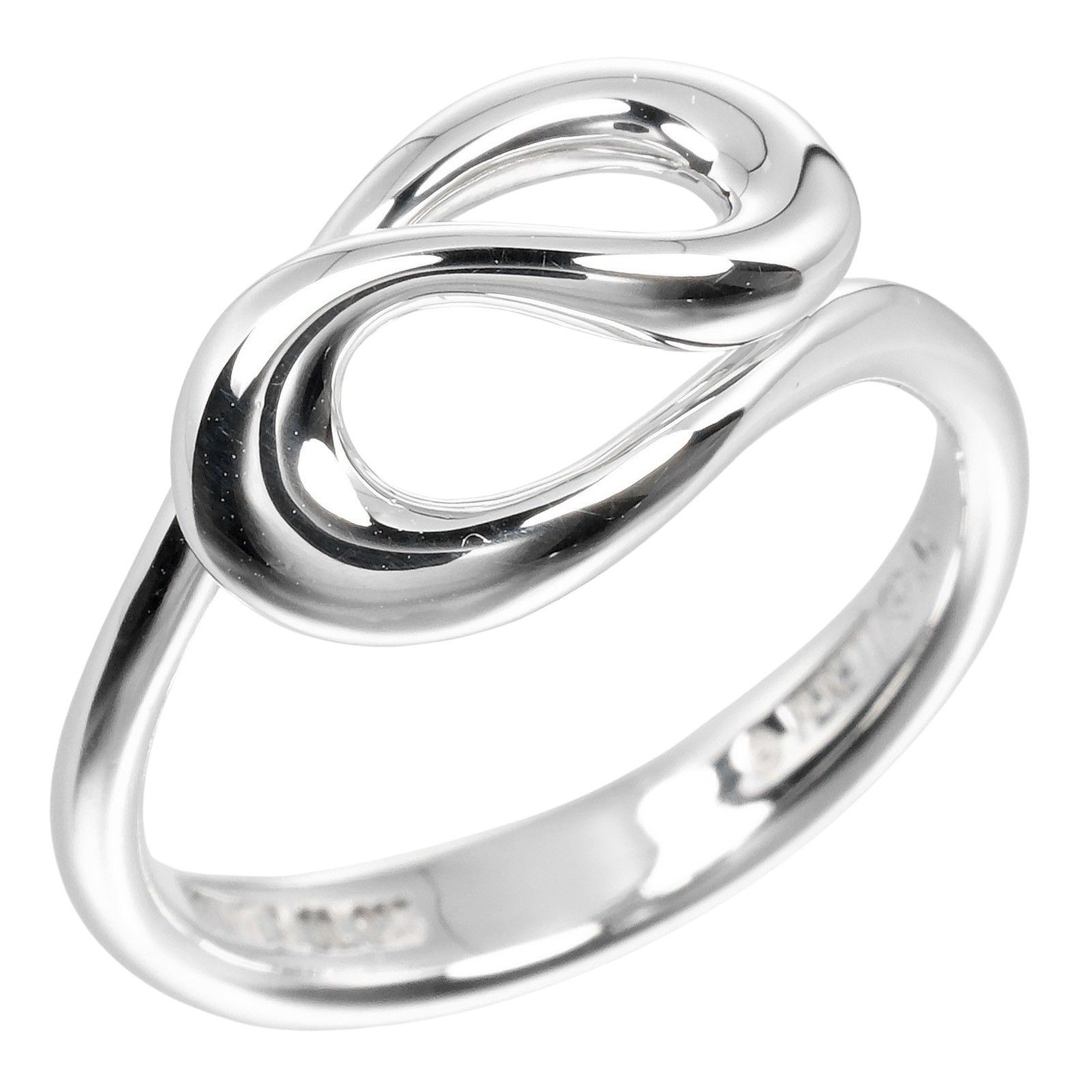 Tiffany & Co. Tiffany & Co. Elsa Peretti Open wave ring Silver 925 Size ONE SIZE - 1 Thumbnail