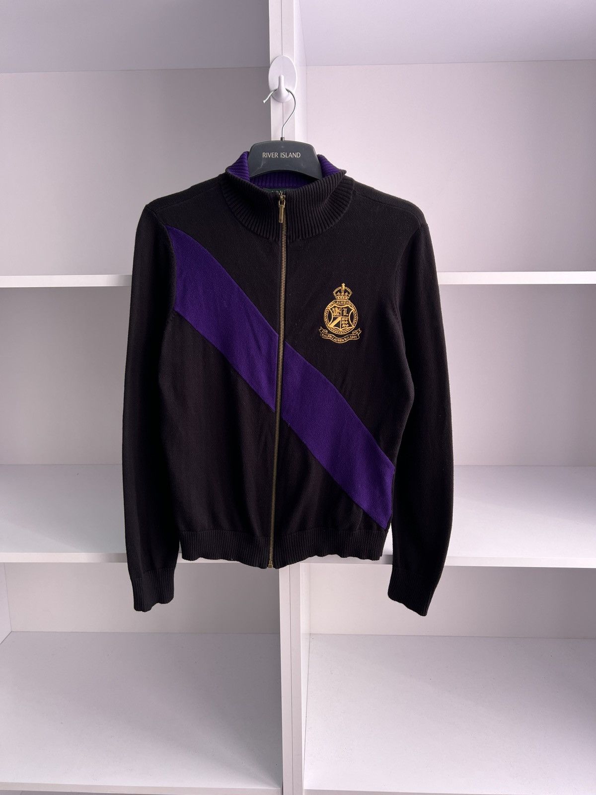 Polo Ralph Lauren × Ralph Lauren × Vintage Vintage LADIES LAUREN BY RALPH LAUREN FULL ZIP SWEATER Size M / US 6-8 / IT 42-44 - 3 Thumbnail