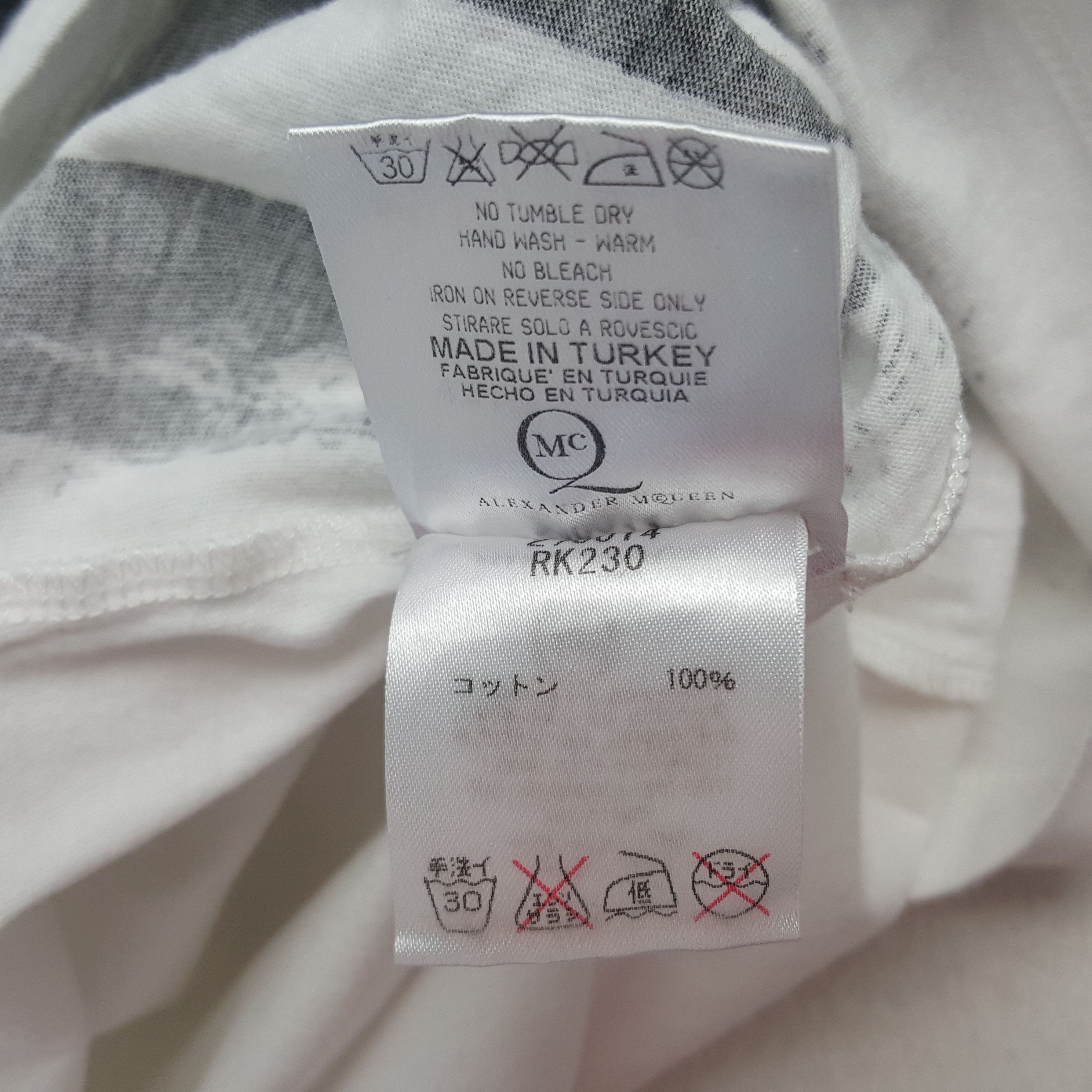 Alexander McQueen × MCQ × Vintage Vintage MCQ The MCQS Long Sleeve Tshirt Size US S / EU 44-46 / 1 - 8 Thumbnail