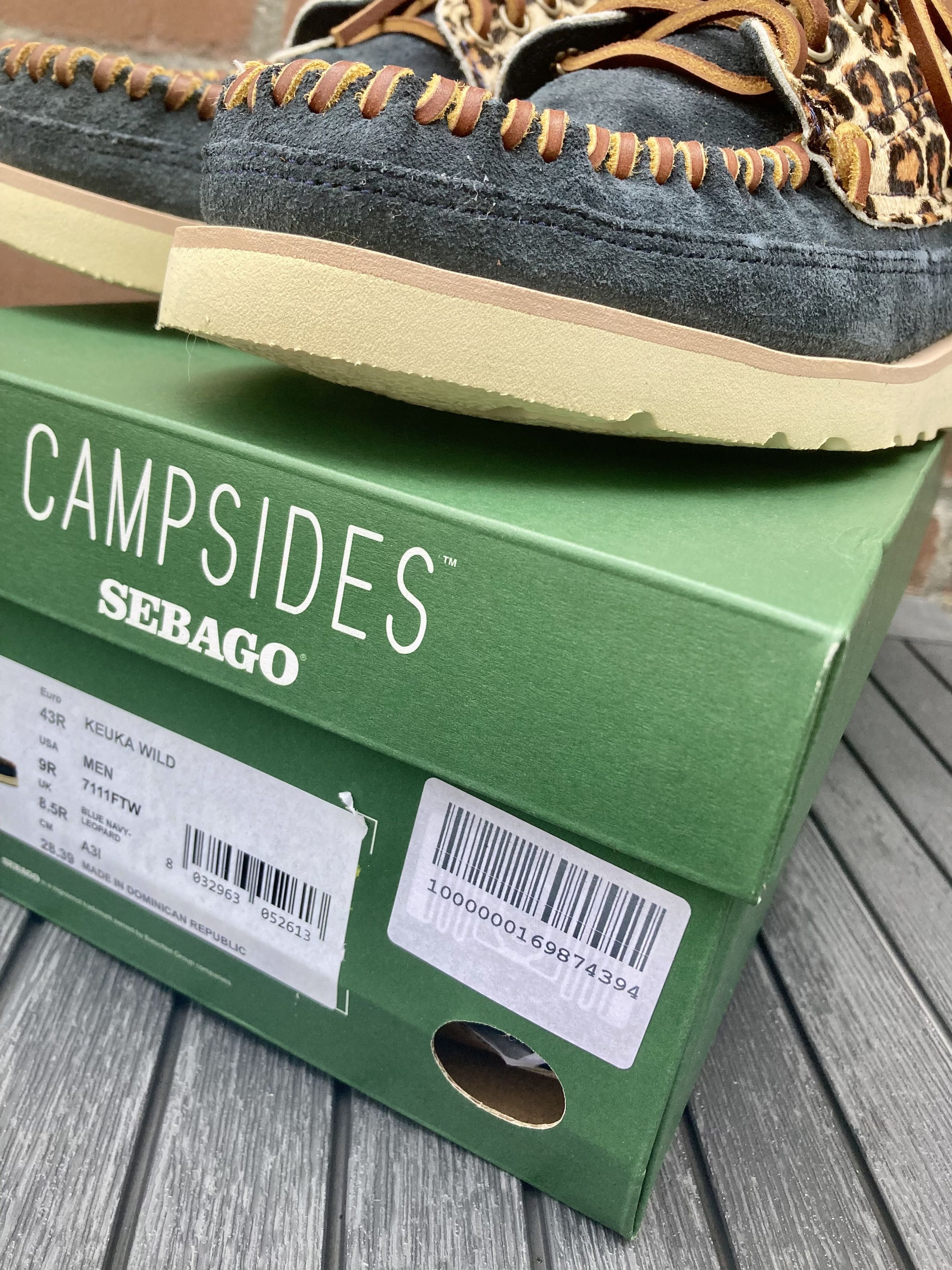 Sebago campsides keuka leopard mocassins 43 suede vibram Size US 9 / EU 42 - 2 Thumbnail