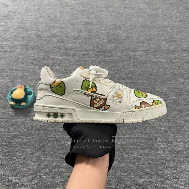 Louis Vuitton Louis Vuitton Trainer Nigo Co-Brand Duck Board Shoes Size US 8 / EU 41 - 8 Thumbnail