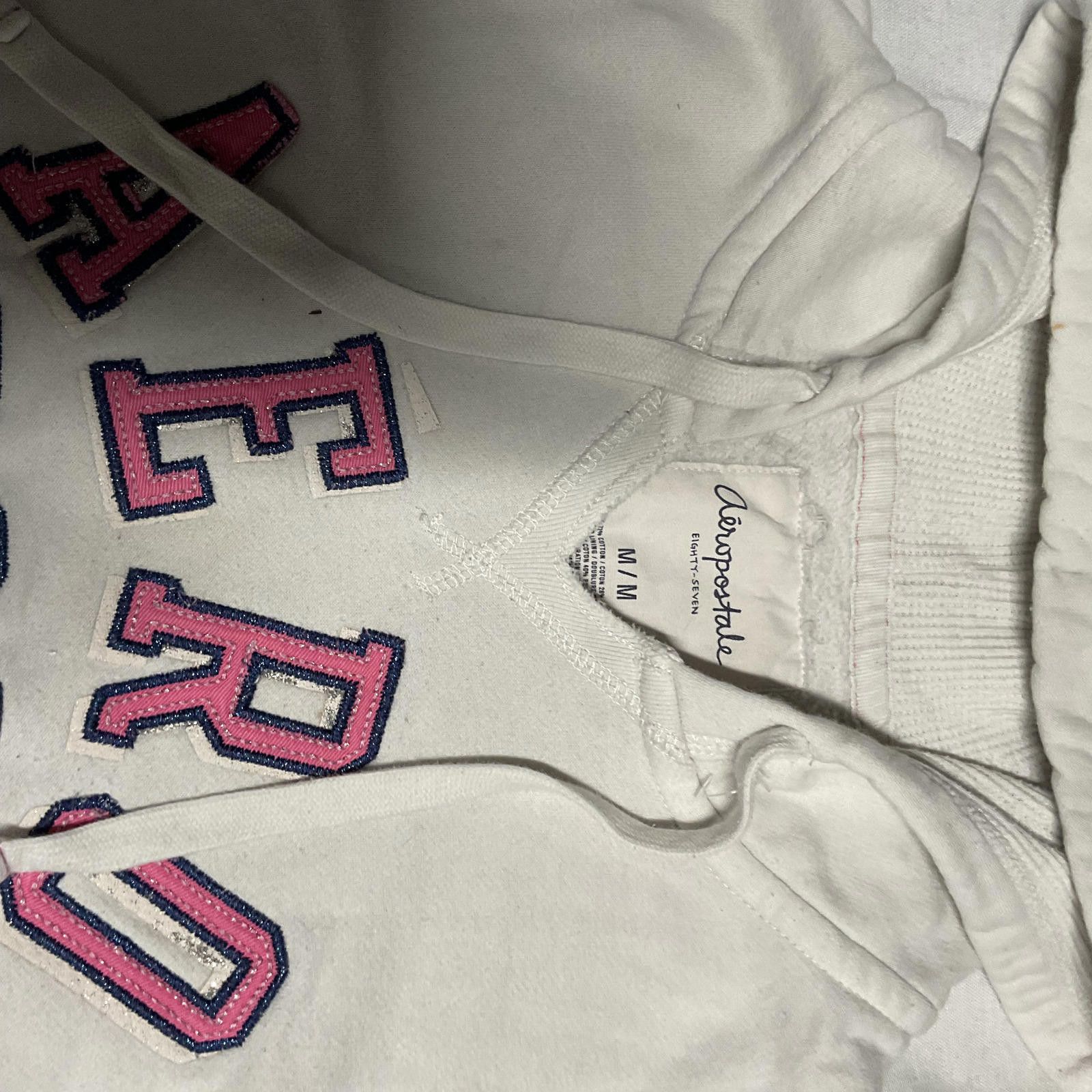 Aeropostale White Aeropostle hoodie Size M / US 6-8 / IT 42-44 - 3 Thumbnail