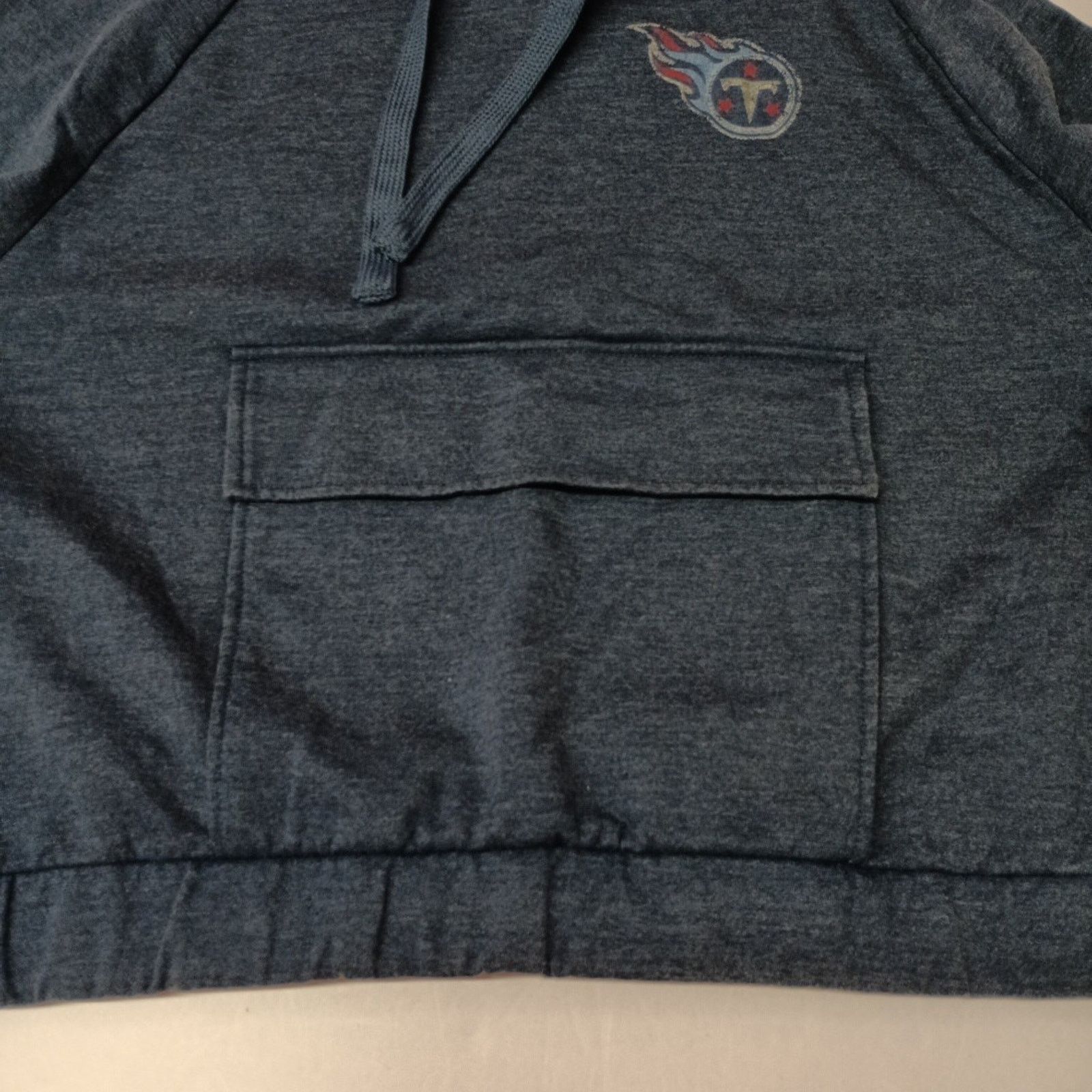 NFL Tennessee Titans Cropped Hoodie Womens Size L Blue Sleepwear Size L / US 10 / IT 46 - 3 Thumbnail