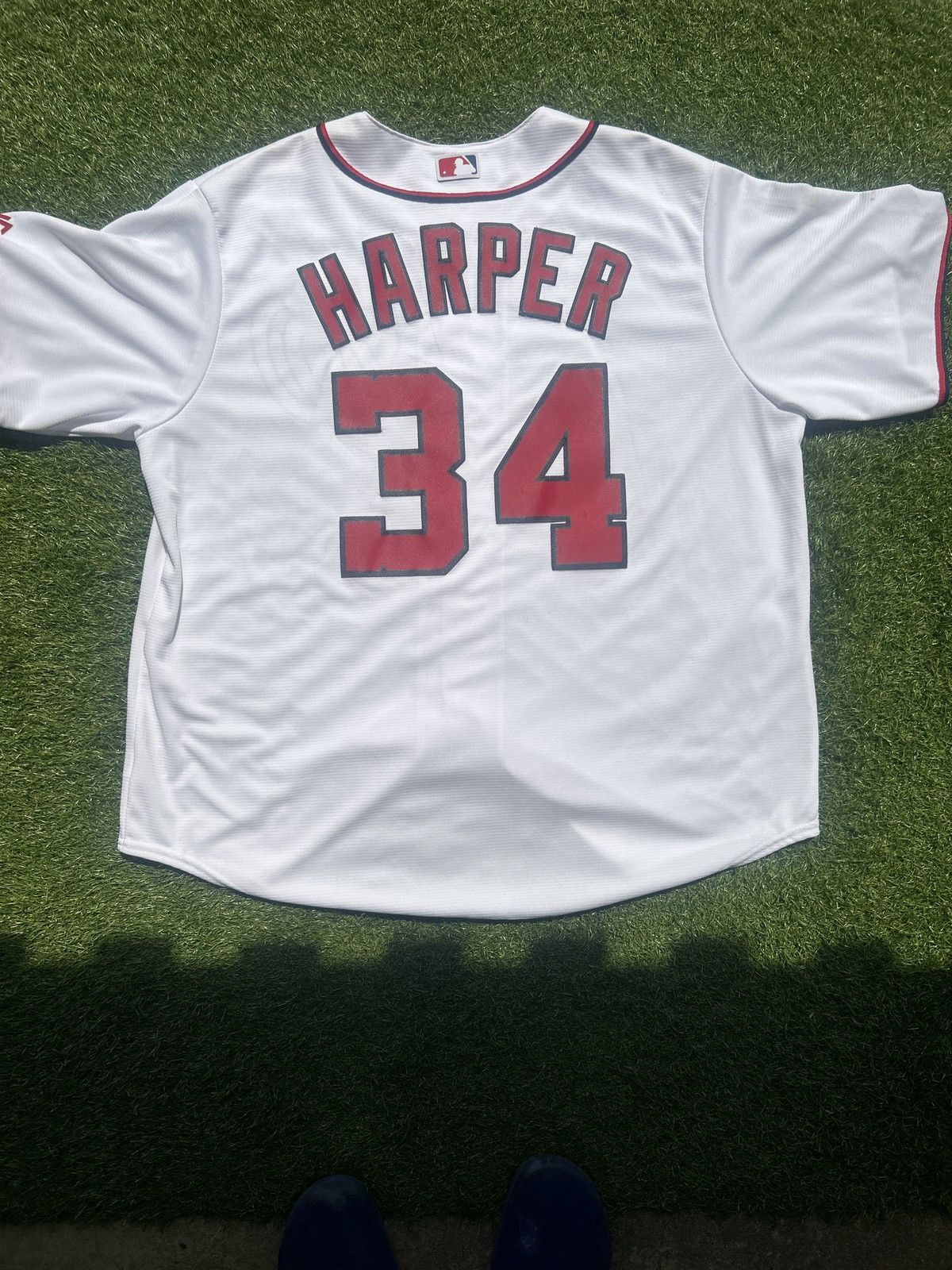 Majestic Bryce Harper Washington Nationals #34 Majestic Jersey Size US XXL / EU 58 / 5 - 7 Thumbnail