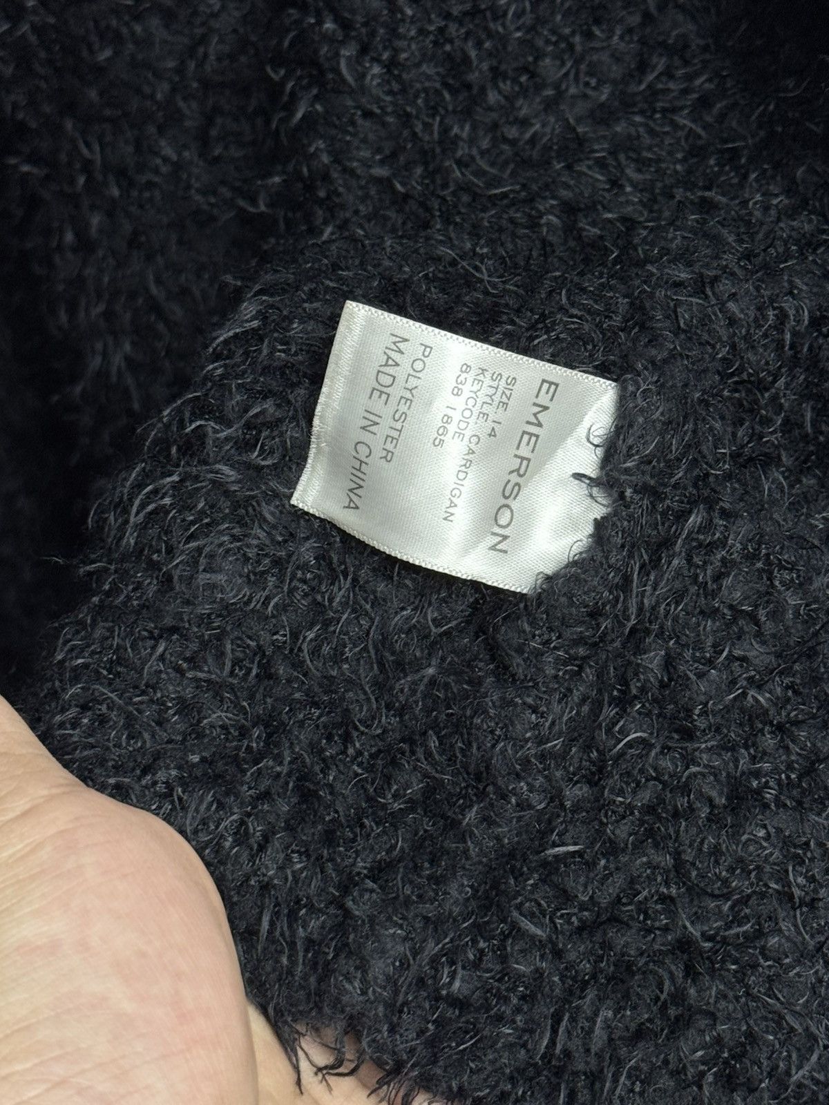 Hysteric Glamour Fuzzy Mohair Grunge Emerson Cardigan Kurt Cobain Style Size US M / EU 48-50 / 2 - 5 Thumbnail