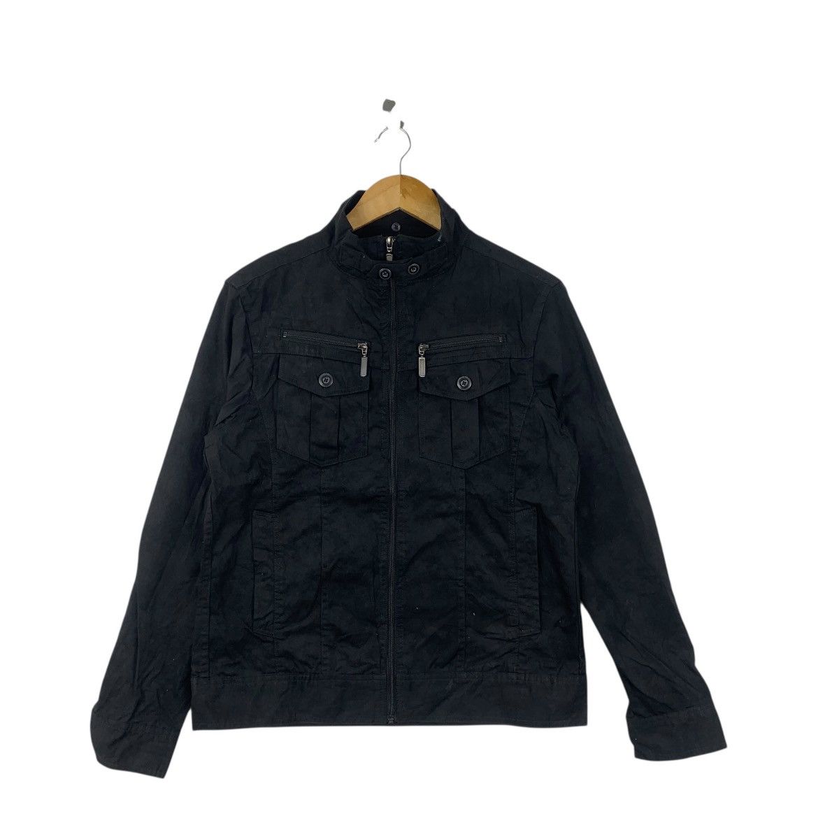 Other DOUBLE FOCUS JAPAN Motorcycle Punk Goth Jacket Windbreaker Size M / US 6-8 / IT 42-44 - 3 Thumbnail