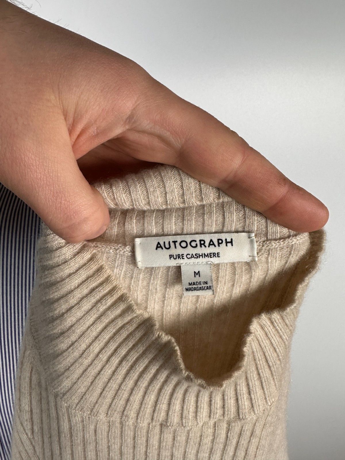 Other M&S Autograph 100% Pure Cashmere Block Jumper Size M Size M / US 6-8 / IT 42-44 - 7 Thumbnail
