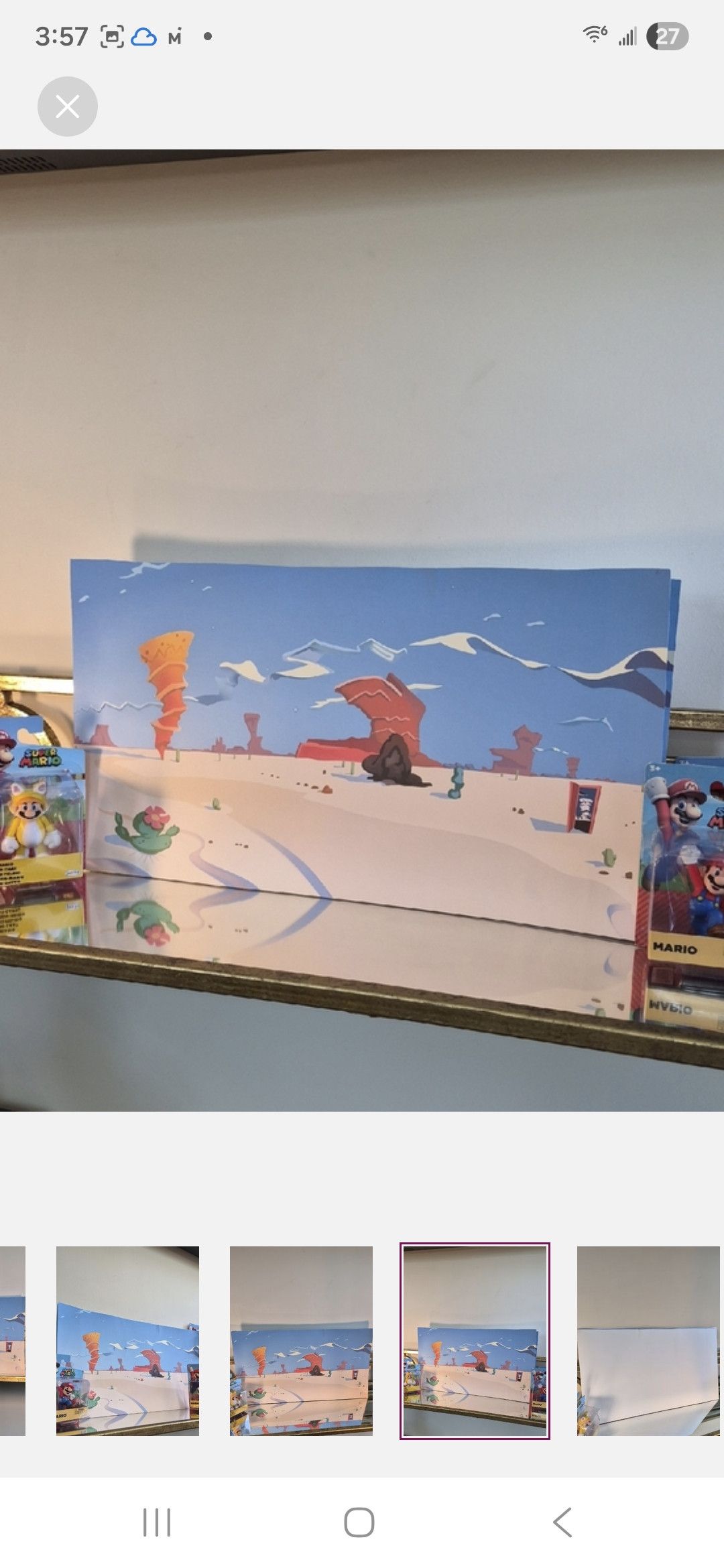 Other Super Mario Brothers Animation Cel Background Art Print Size ONE SIZE - 4 Thumbnail