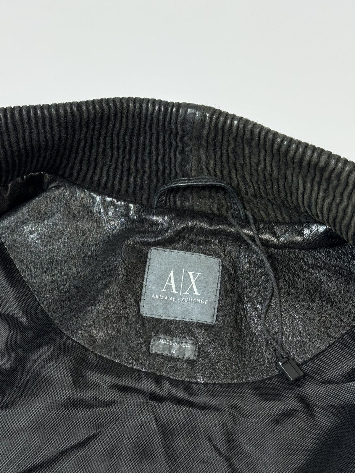 Armani Exchange Armani Exchange Classic Leather Jacket Size US M / EU 48-50 / 2 - 10 Thumbnail