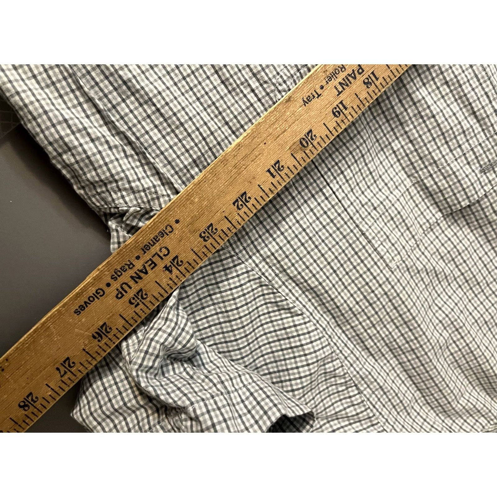 Wrangler Wrangler Hero Shirt XL Gray Plaid Short Sleeve Button-Down Men's Size US XL / EU 56 / 4 - 5 Thumbnail