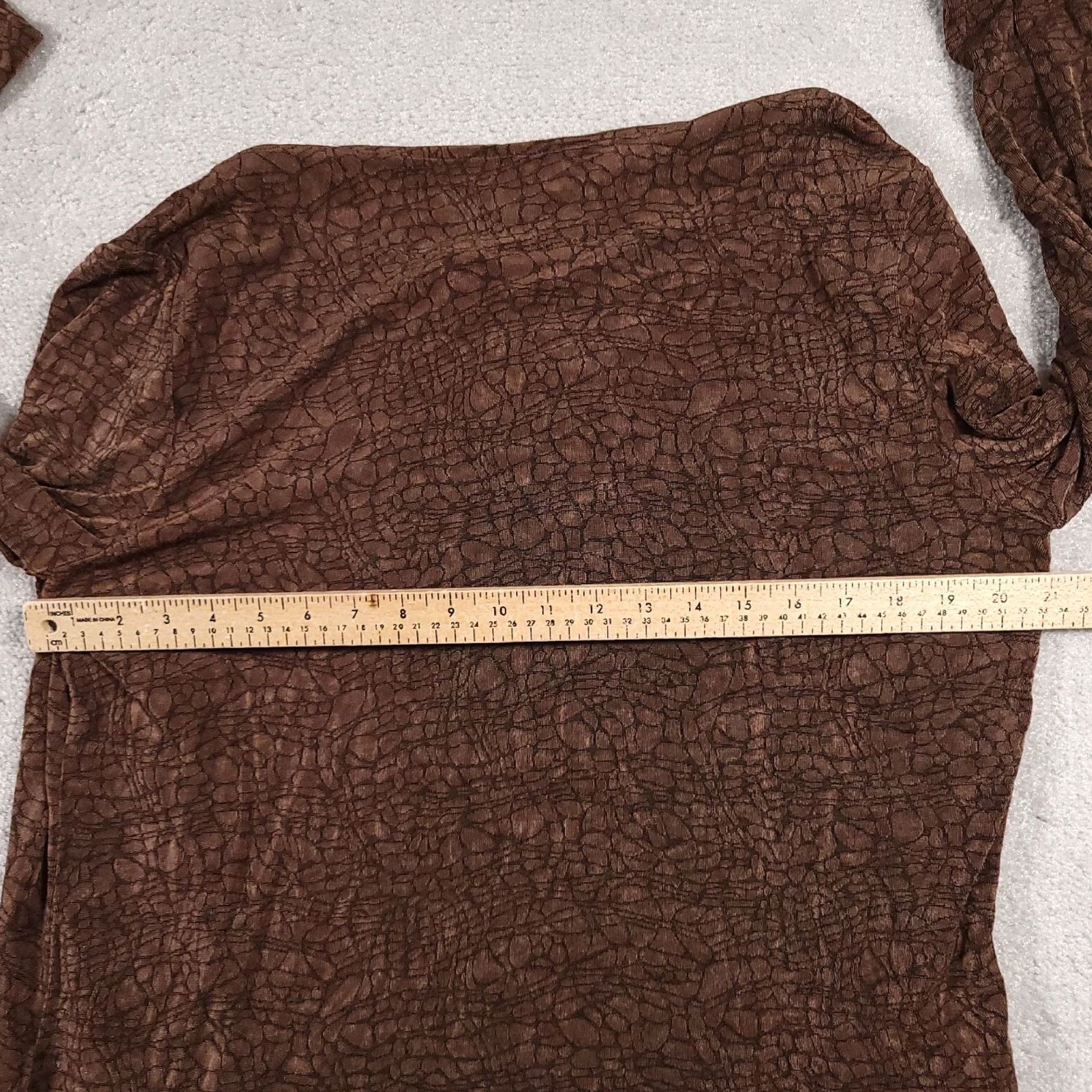 Vintage Vintage Chico'S Travelers Cardigan Womens 3 Brown Pattern Heavy Long Sleeve Open USA Size XS / US 0-2 / IT 36-38 - 7 Thumbnail