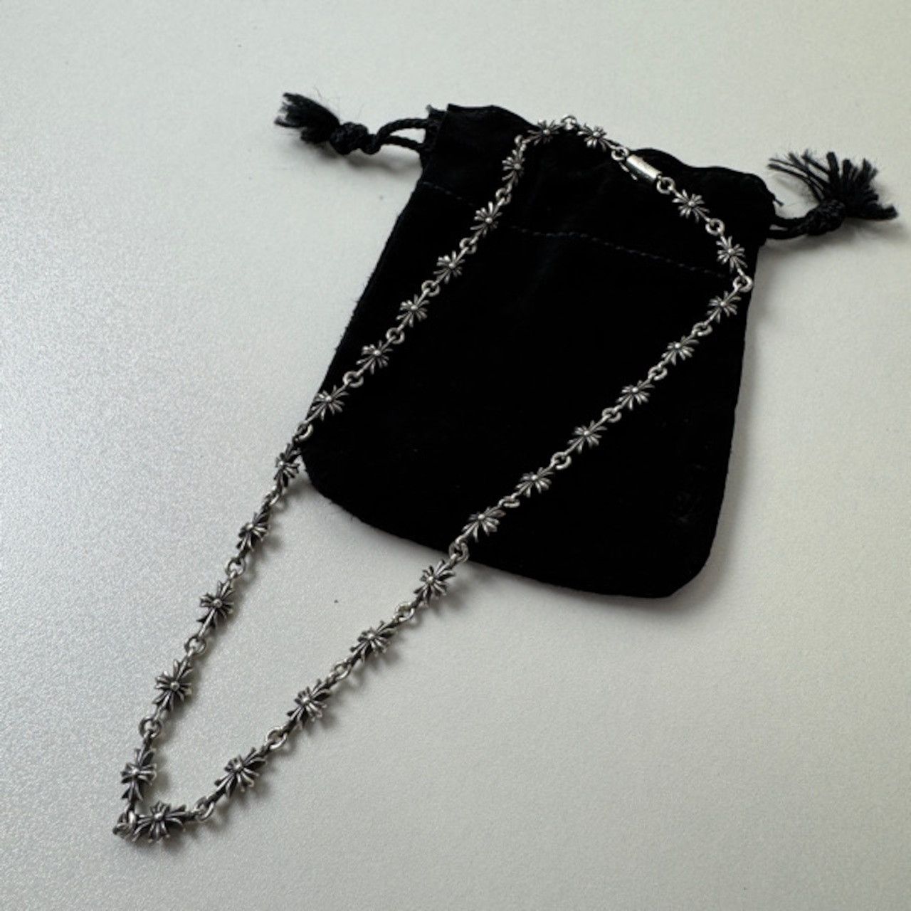 Chrome Hearts Chrome Hearts TINY ECH PLUS CROSS NECKLACE CHAIN Size ONE SIZE - 5 Thumbnail